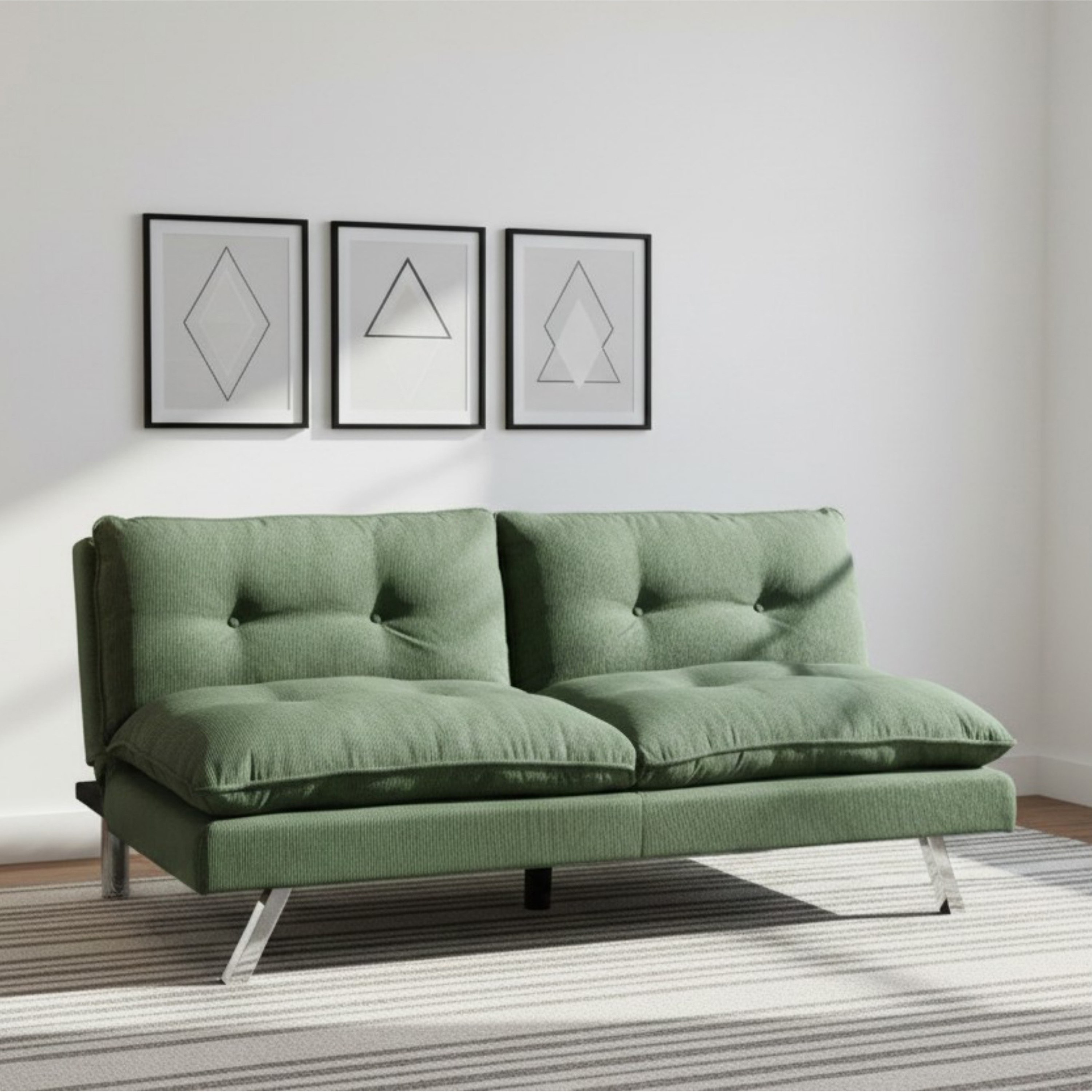Movo Camden 3-Seater Fabric Sofa Bed-hbxfurniture-sofasandarmchairs-sofabeds-image-1