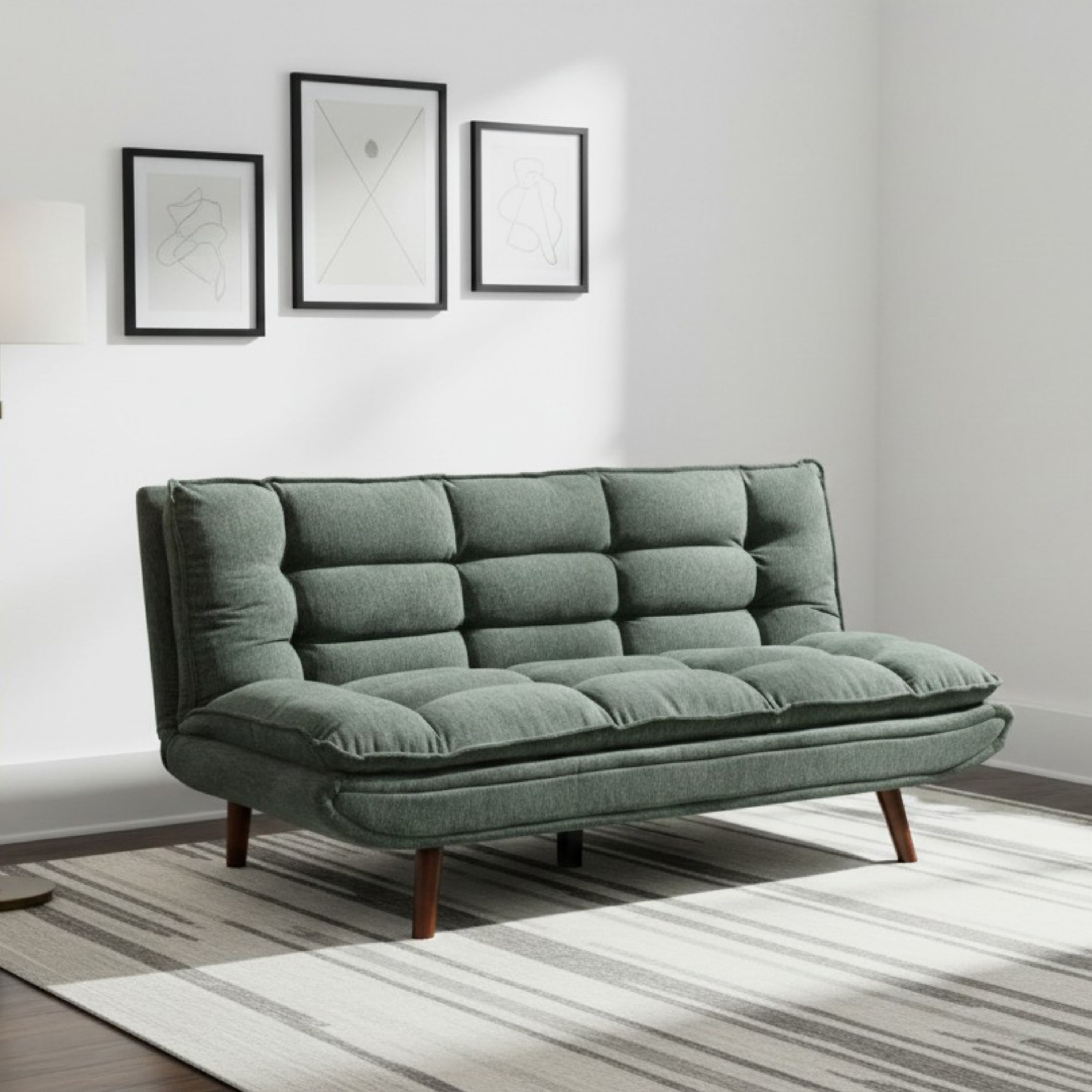 Osaka 3-Seater Fabric Sofa Bed-hbxfurniture-sofasandarmchairs-sofabeds-image-1