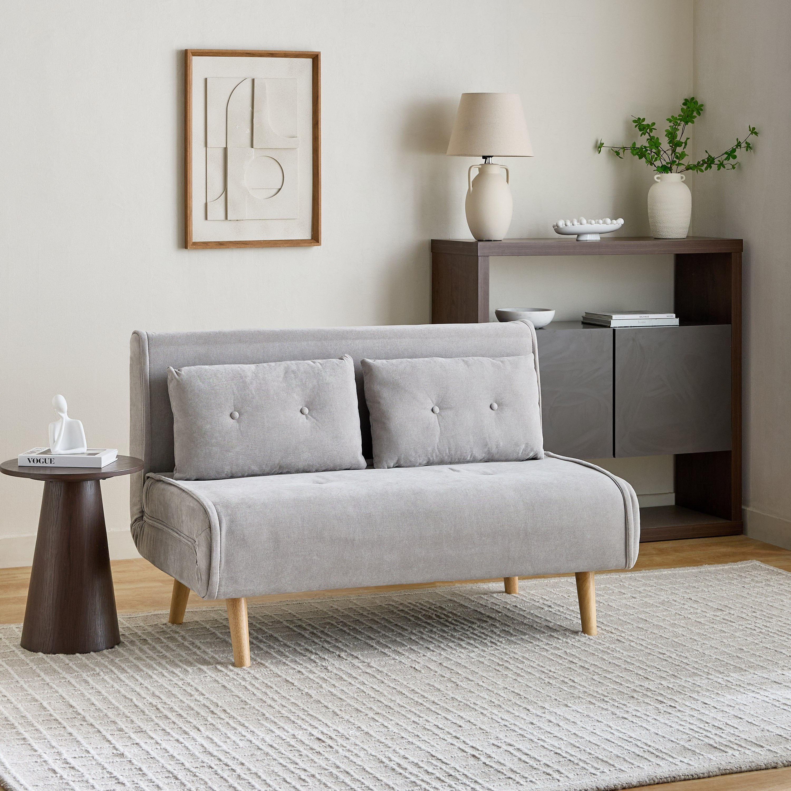 Movo Lisbon 2-Seater Fabric Sofa Bed with 2 Back Cushions-hbxfurniture-sofasandarmchairs-sofabeds-image-11
