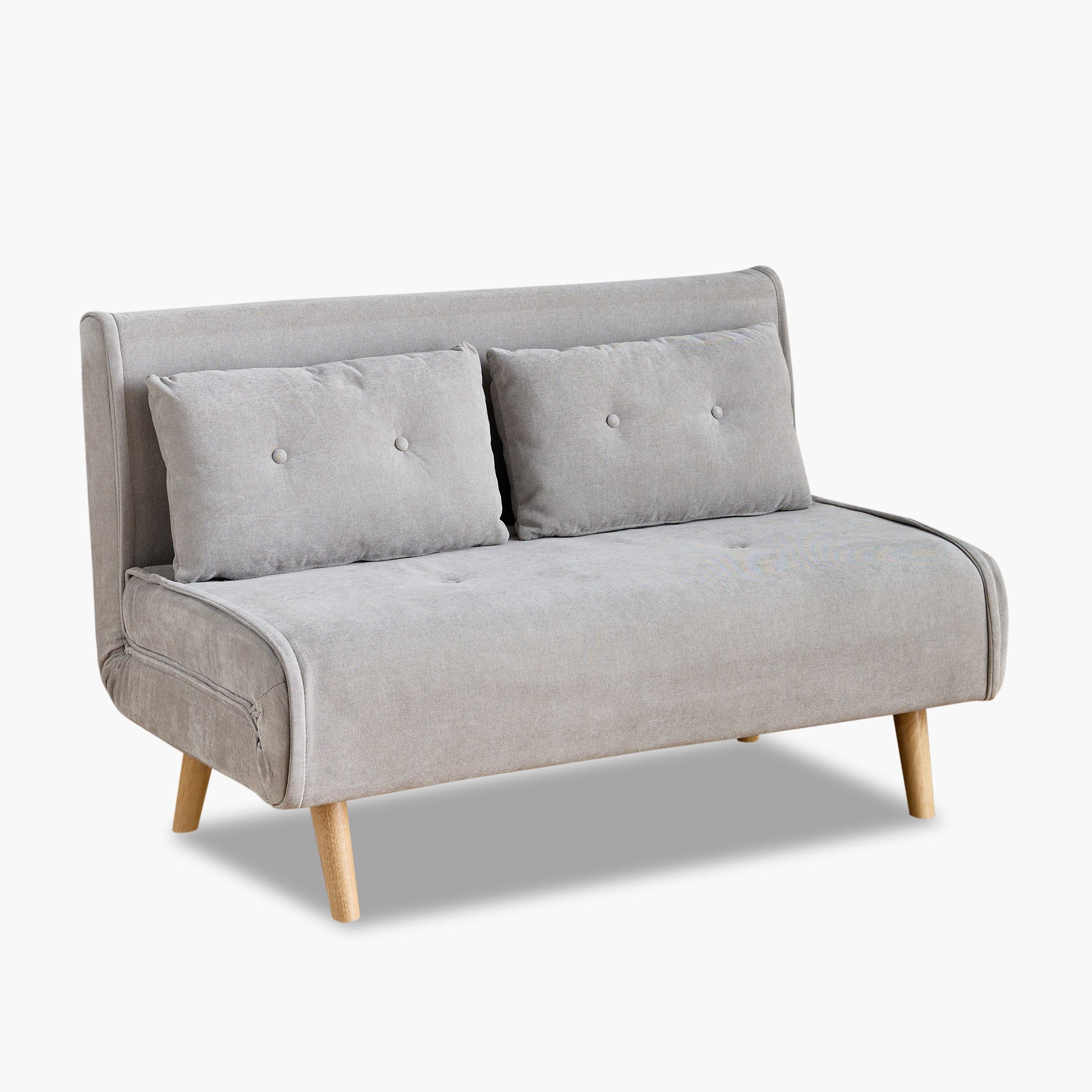 Movo Lisbon 2-Seater Fabric Sofa Bed with 2 Back Cushions-hbxfurniture-sofasandarmchairs-sofabeds-image-12