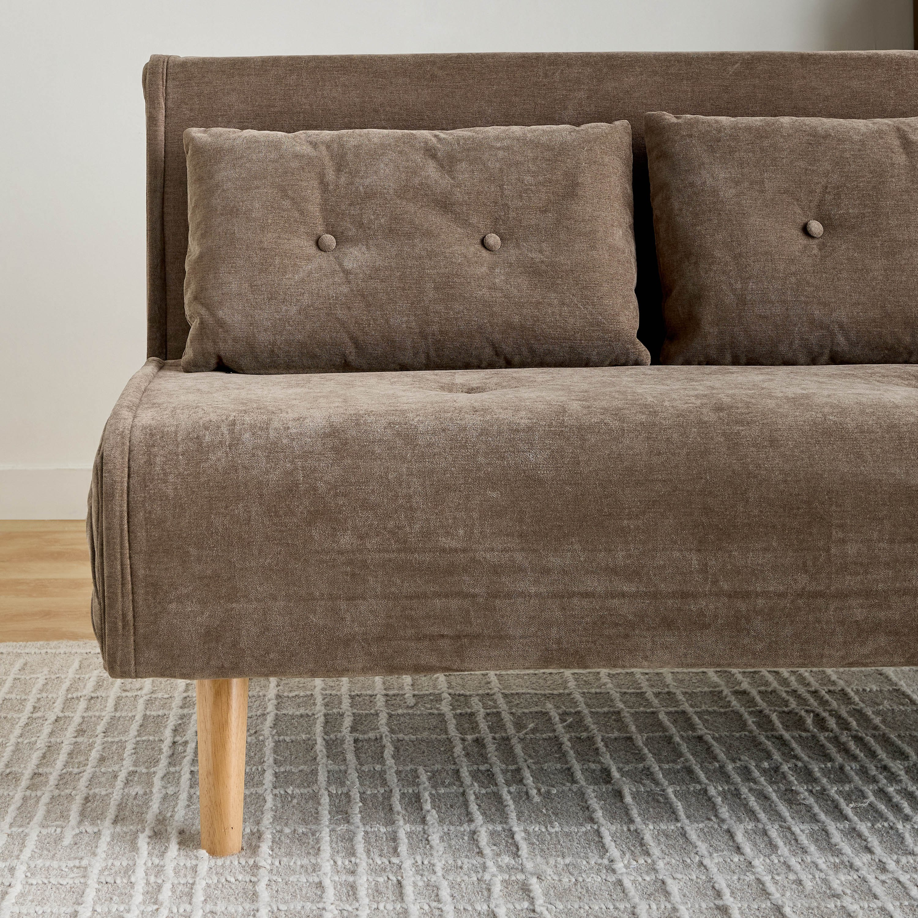 Movo Lisbon 2-Seater Fabric Sofa Bed with 2 Back Cushions-hbxfurniture-sofasandarmchairs-sofabeds-image-7