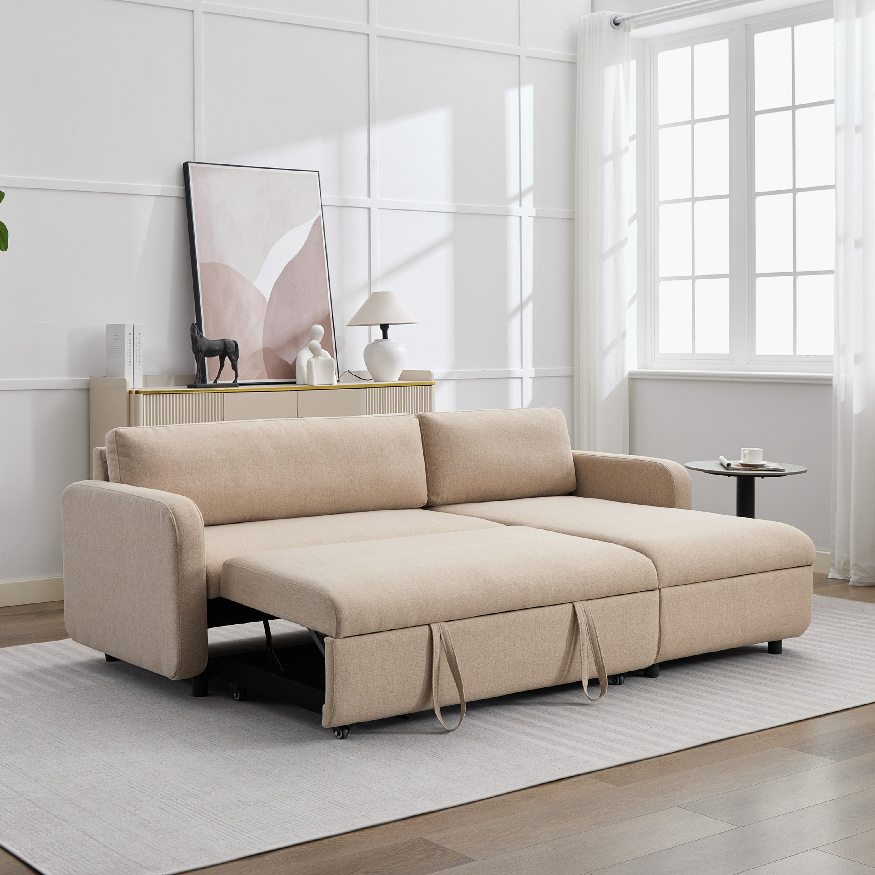 Rivano 3-Seater Reversible Fabric Corner Sofa Bed with Storage-hbxfurniture-sofasandarmchairs-sofabeds-image-3