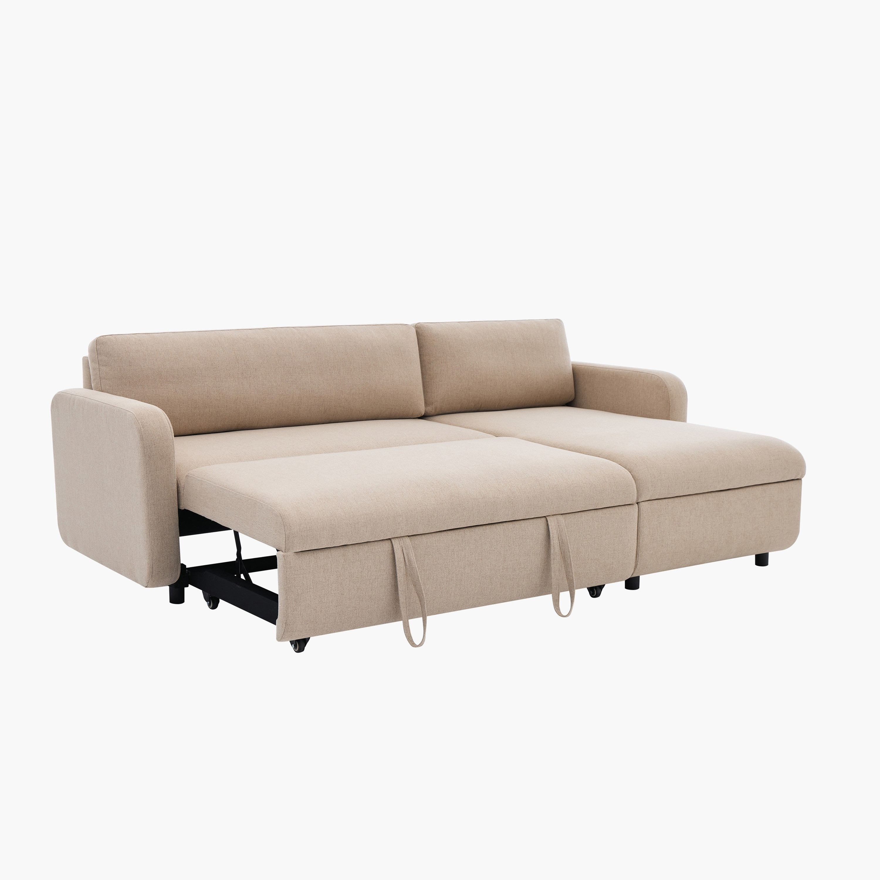 Rivano 3-Seater Reversible Fabric Corner Sofa Bed with Storage-hbxfurniture-sofasandarmchairs-sofabeds-image-8