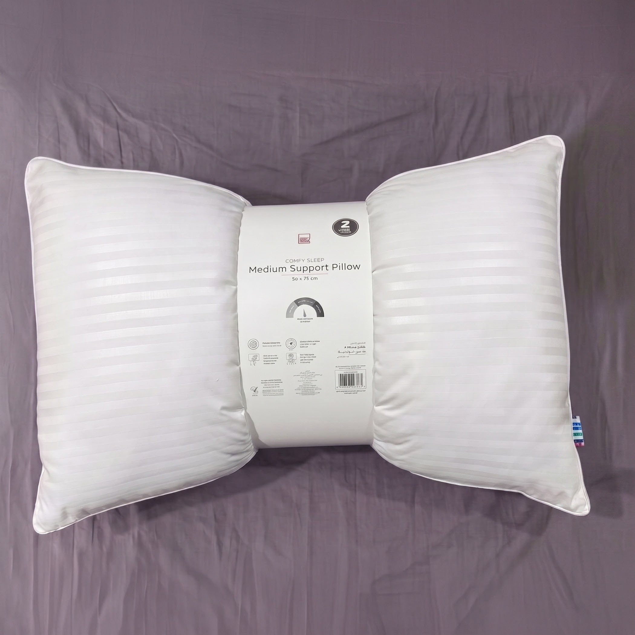 ComfySleep 2-Piece Duo Soft Support Pillow Set - 50x75 cm-hbxhomeware-hbxbedroom-image-4