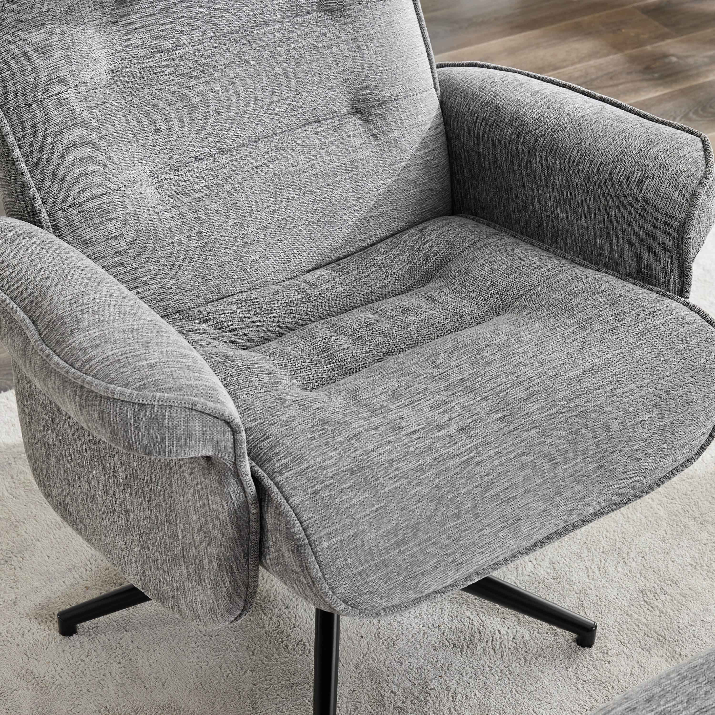 Movo Afton Fabric Swivel Armchair with Stool-hbxlivingroom-sofasandarmchairs-easychairs-image-6
