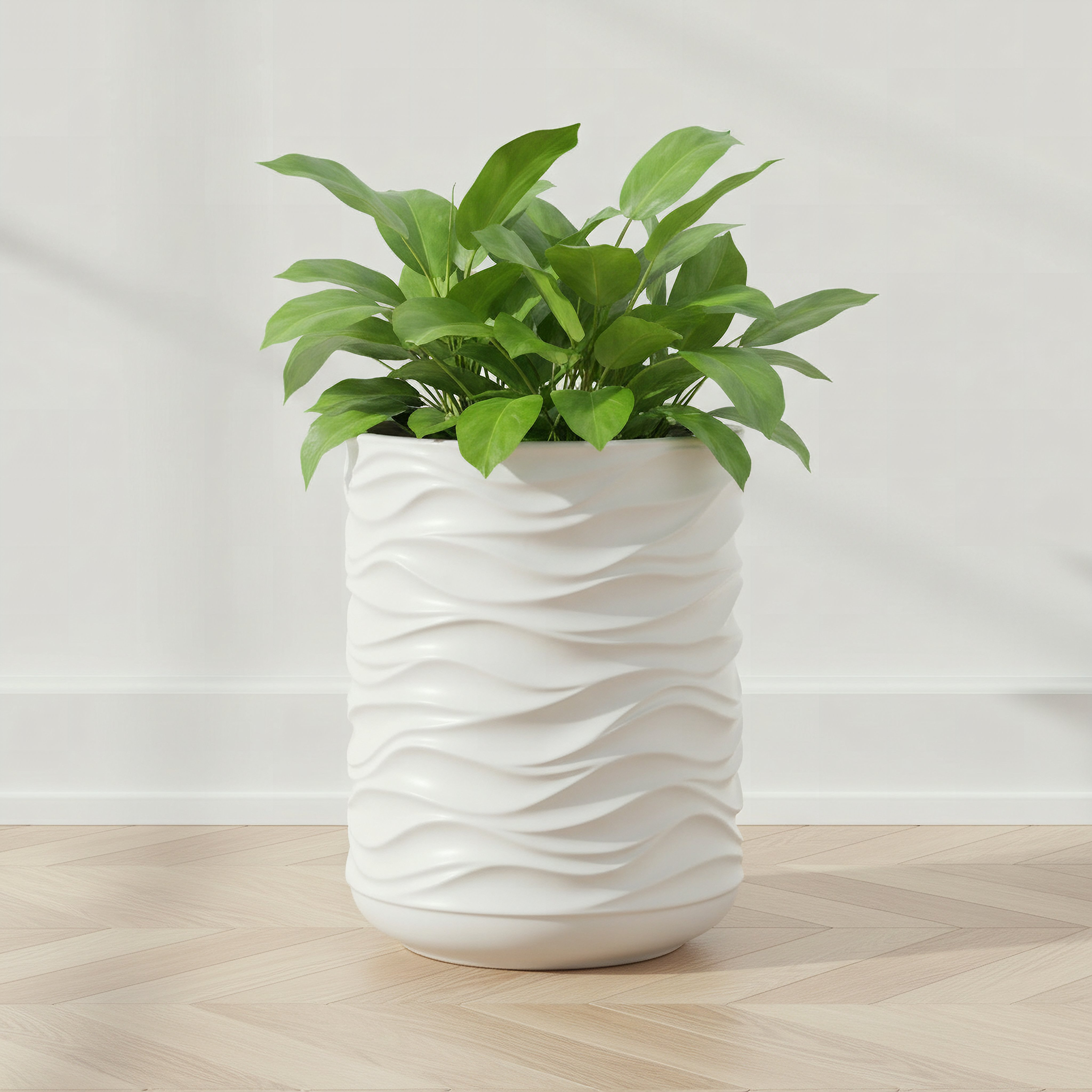 Opaline Vogish Decorative Ceramic Planter - 31x31x41 cm-hbxhomeware-hbxdecorandfurnishings-image-1