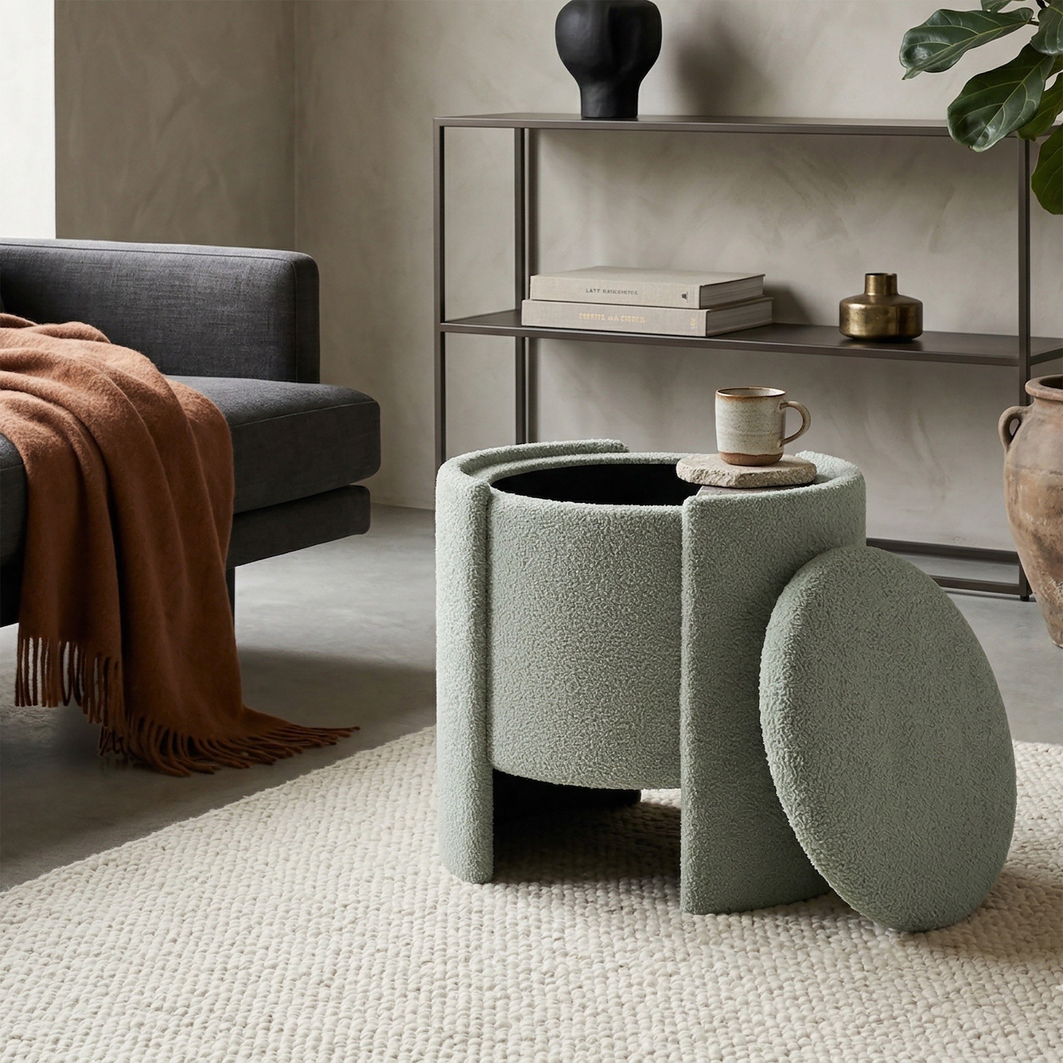 مقعد عثماني قماش مع مساحة تخزين من فولت-hbxlivingroom-sofasandarmchairs-ottomansandfootstools-image-2