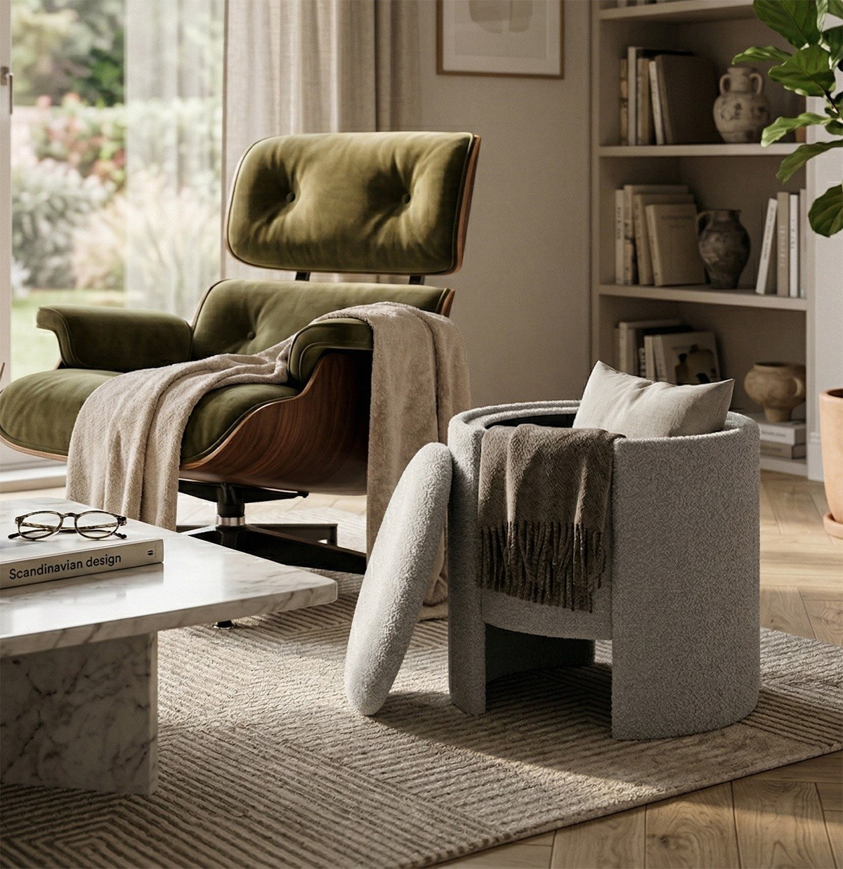 Vault Fabric Ottoman with Storage-hbxlivingroom-sofasandarmchairs-ottomansandfootstools-image-2