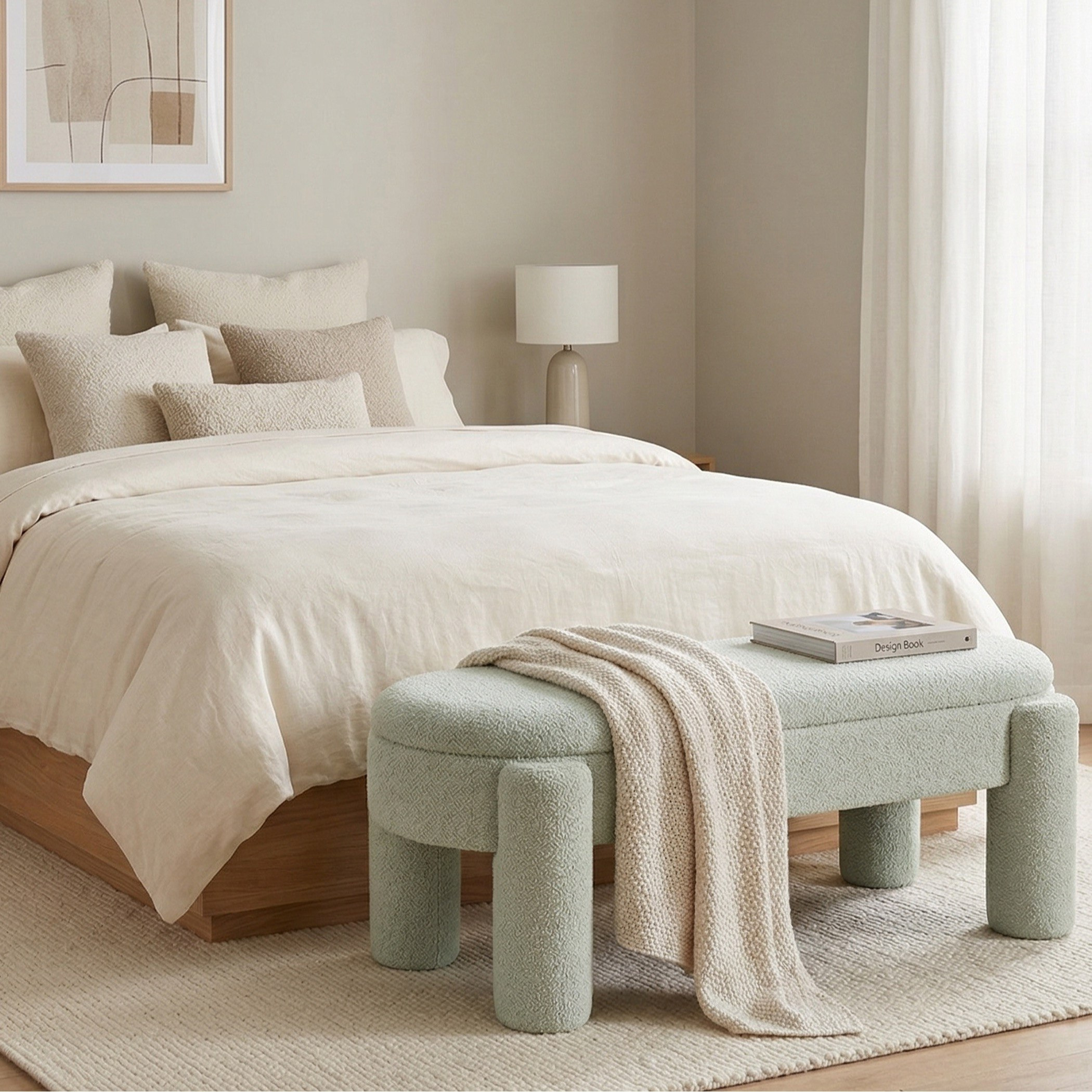Sicilia Bedbench - 113x51x52 cm-hbxfurniture-sofasandarmchairs-benches-image-1