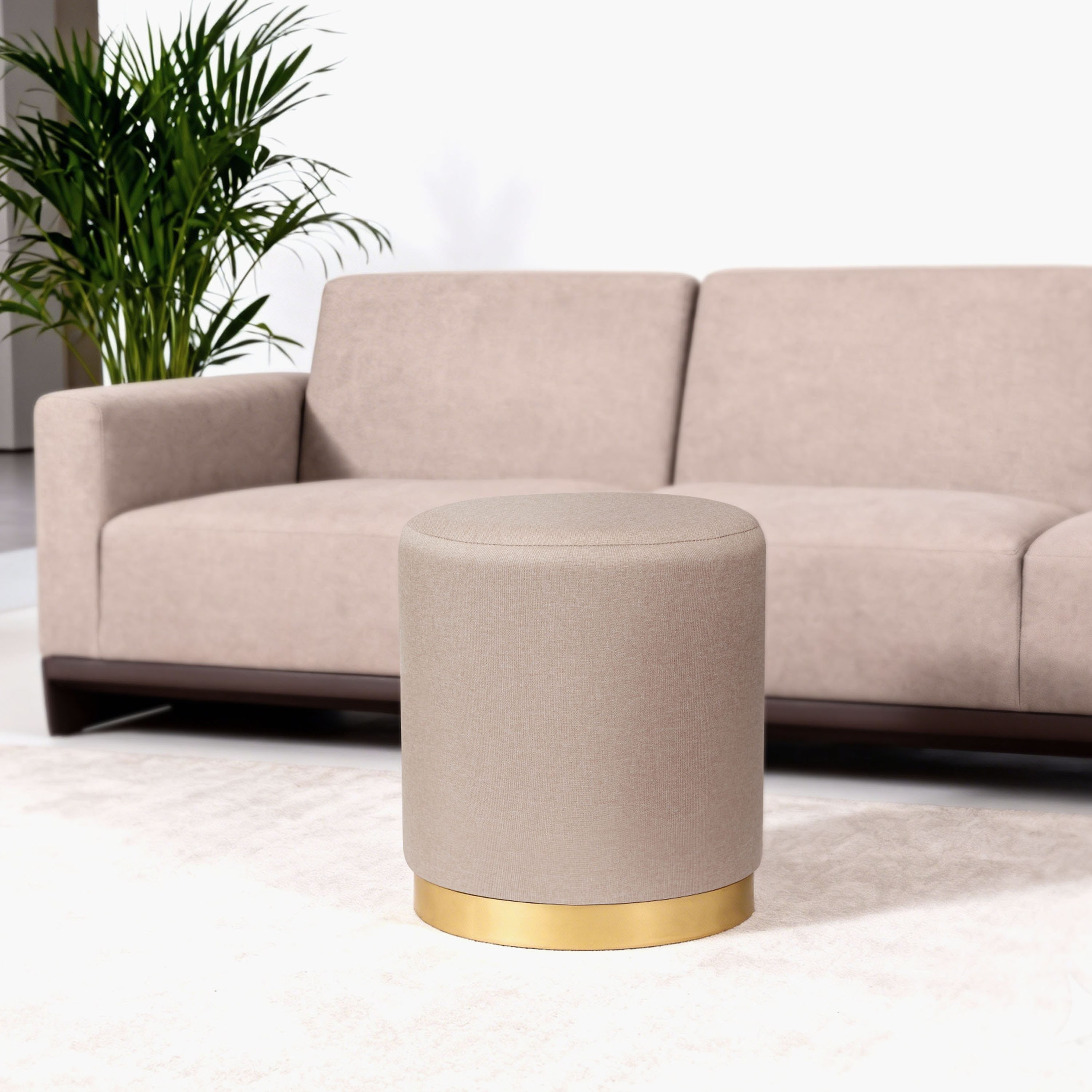 مقعد عثماني قماش مستدير من كيفا-hbxlivingroom-sofasandarmchairs-ottomansandfootstools-image-6