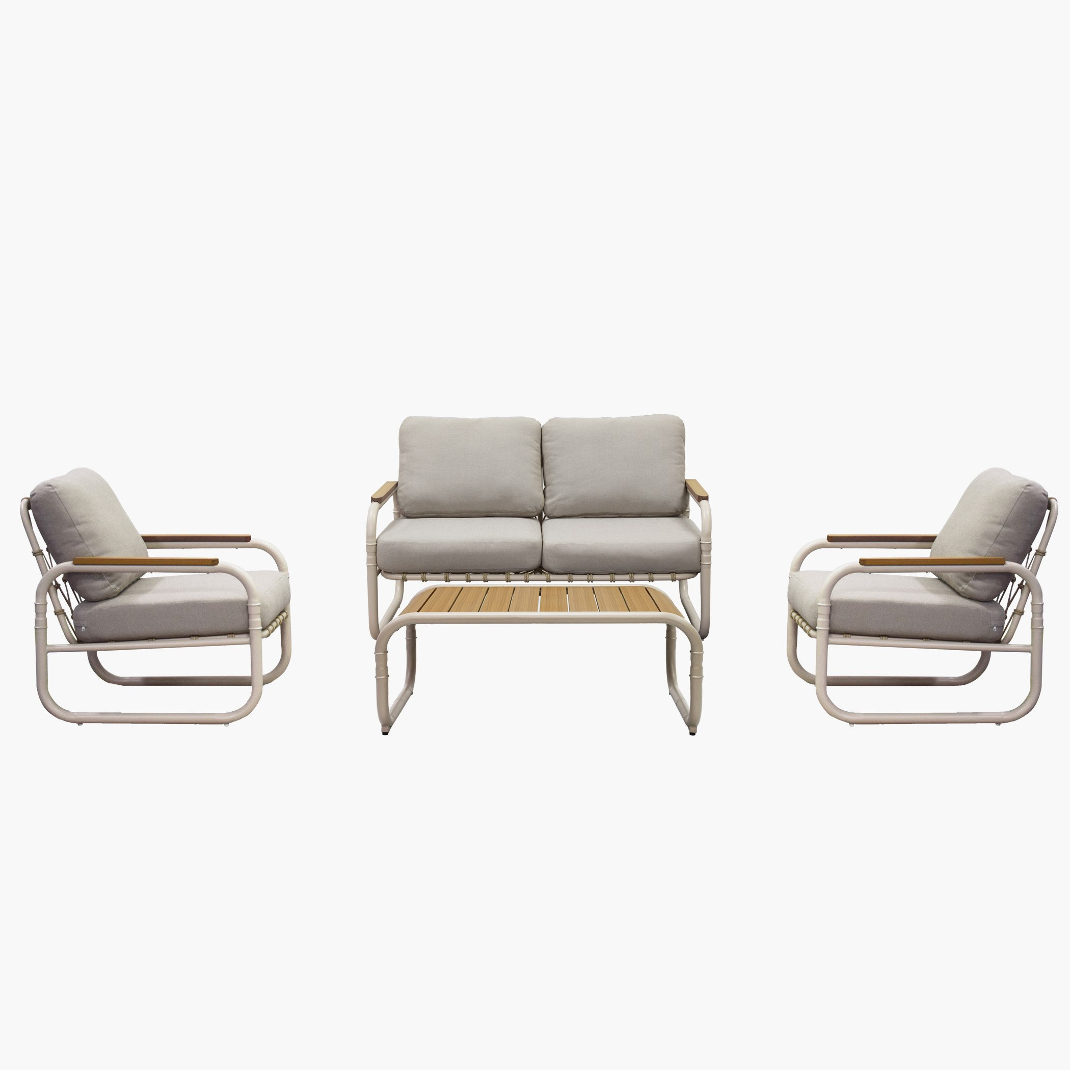 Vera Santorini 4-Seater Outdoor Sofa Set with Coffee Table and Cushions-hbxoutdoor-hbxoutdoorfurniture-sofasets-image-2