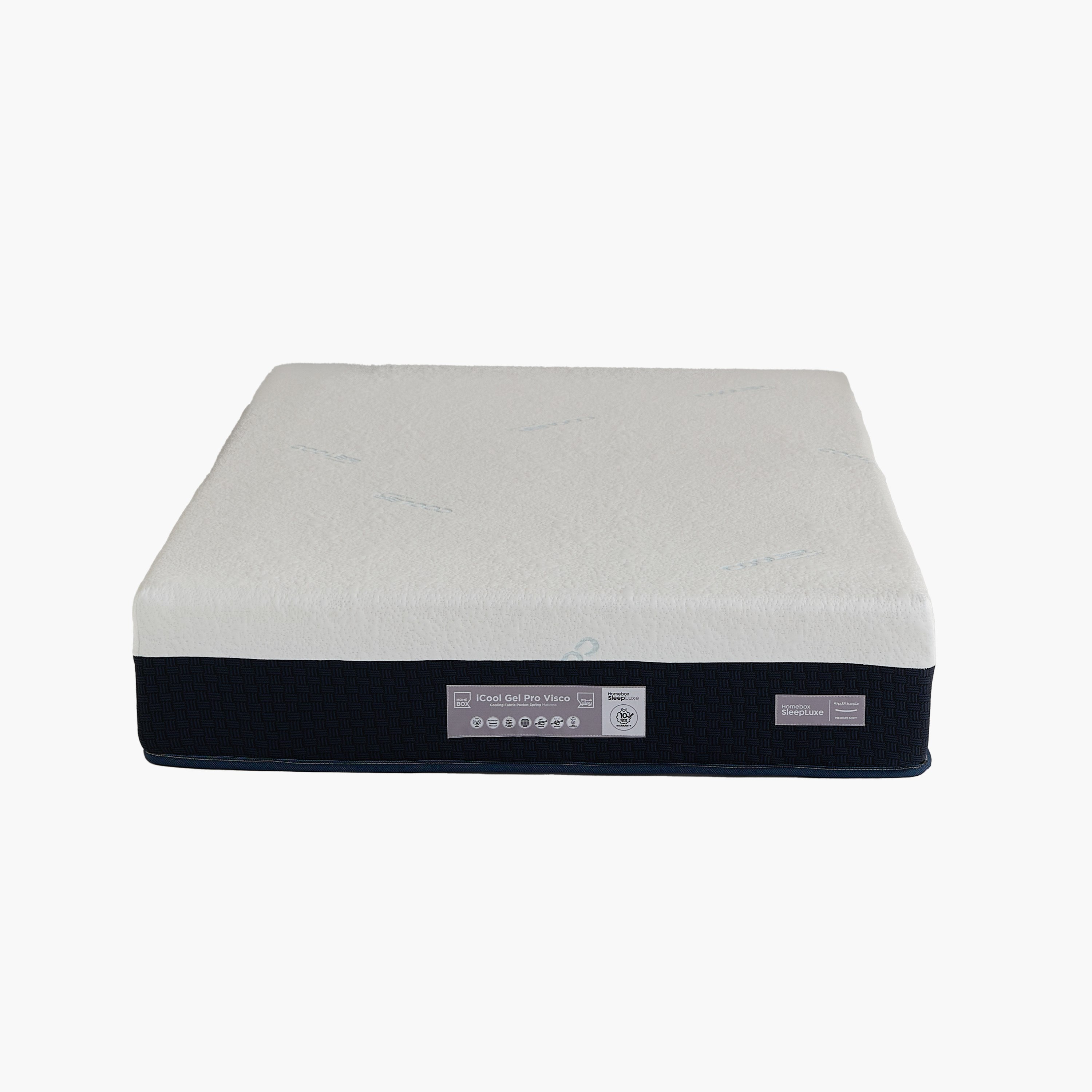 iSleep Luxe iCool Gel Pro Visco Memory Foam Medium Soft Pocket Spring Twin Mattress - 120x200x25 cm-hbxfurniture-mattresses-twin-image-10