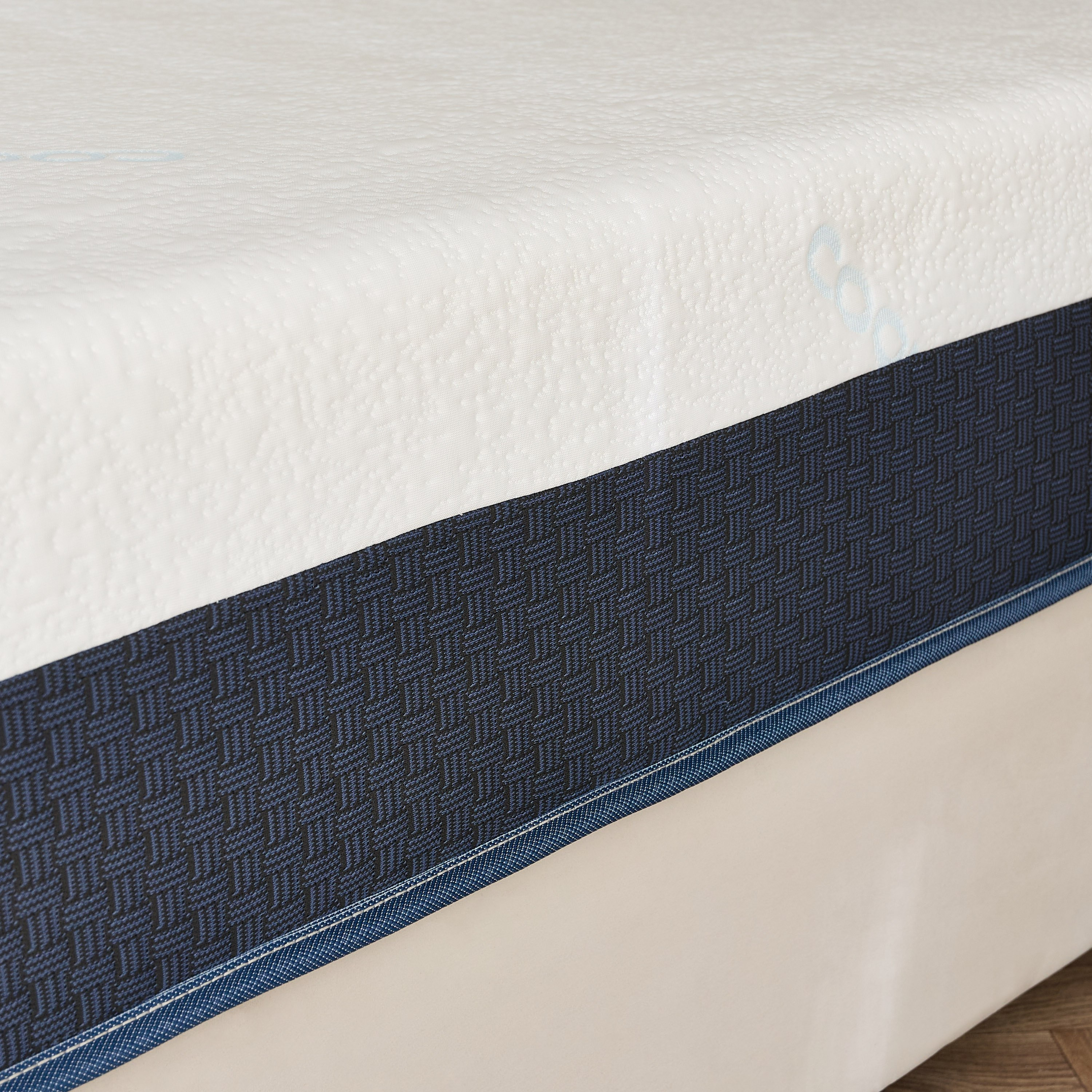 iSleep Luxe iCool Gel Pro Visco Memory Foam Medium Soft Pocket Spring Twin Mattress - 120x200x25 cm-hbxfurniture-mattresses-twin-image-7