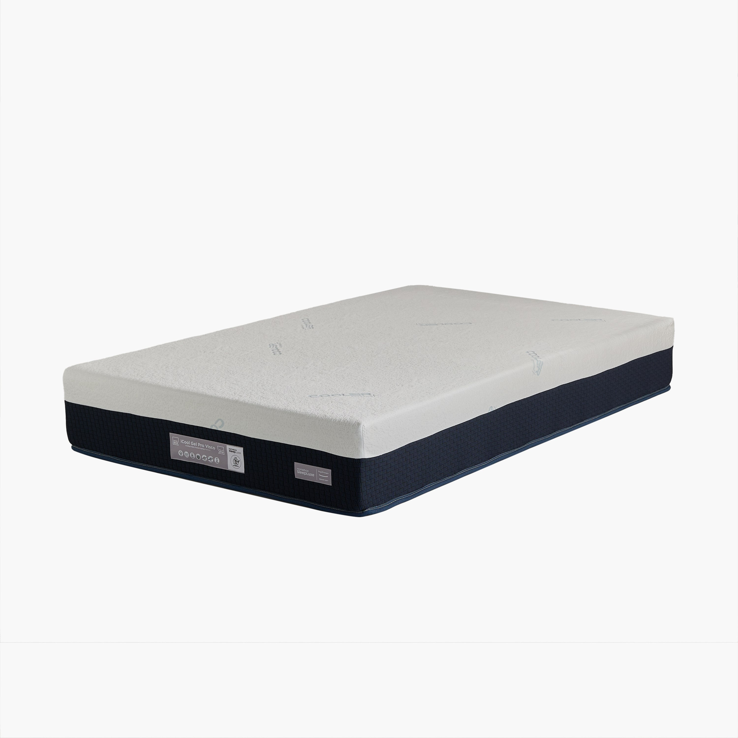 iSleep Luxe iCool Gel Pro Visco Memory Foam Medium Soft Pocket Spring Twin Mattress - 120x200x25 cm-hbxfurniture-mattresses-twin-image-9