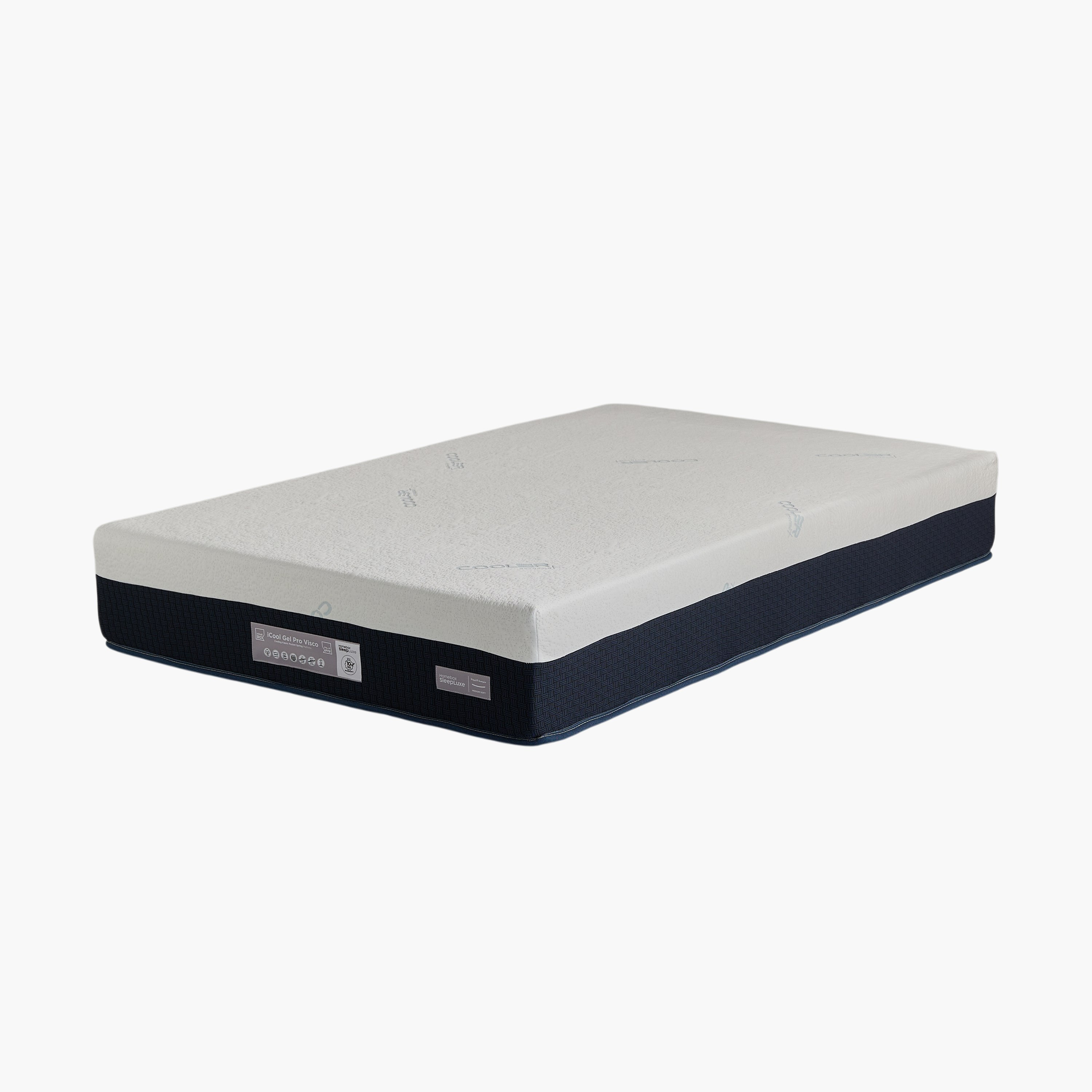 iSleep Luxe iCool Gel Pro Visco Memory Foam Medium Soft Pocket Spring Queen Mattress - 150x200x25 cm-hbxbedroom-mattresses-queen-image-11