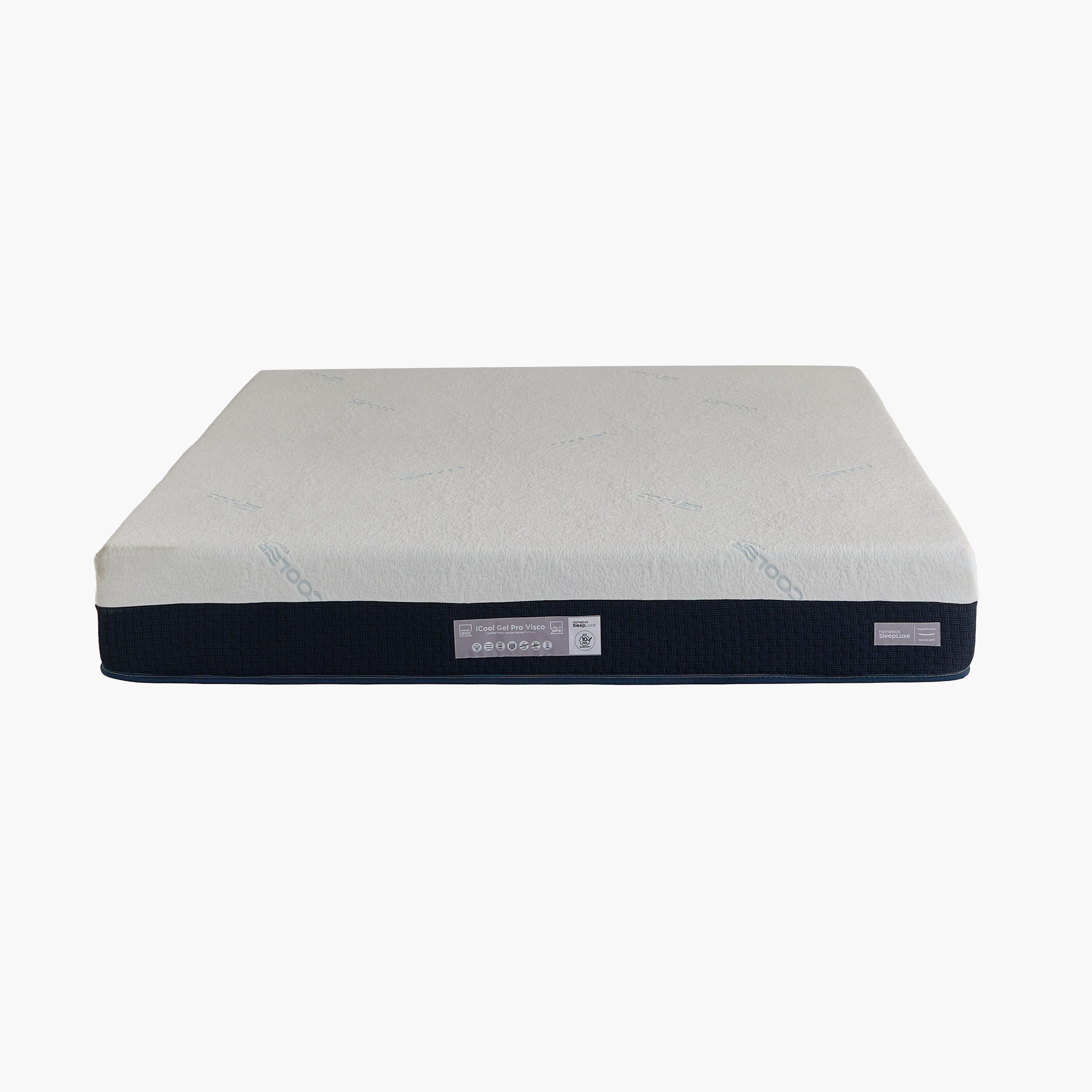 iSleepLuxe iCoolGel Pro Visco Memory Foam Medium Soft Pocket Spring Super King Mattress-200x200x25cm-hbxfurniture-mattresses-superking-image-3