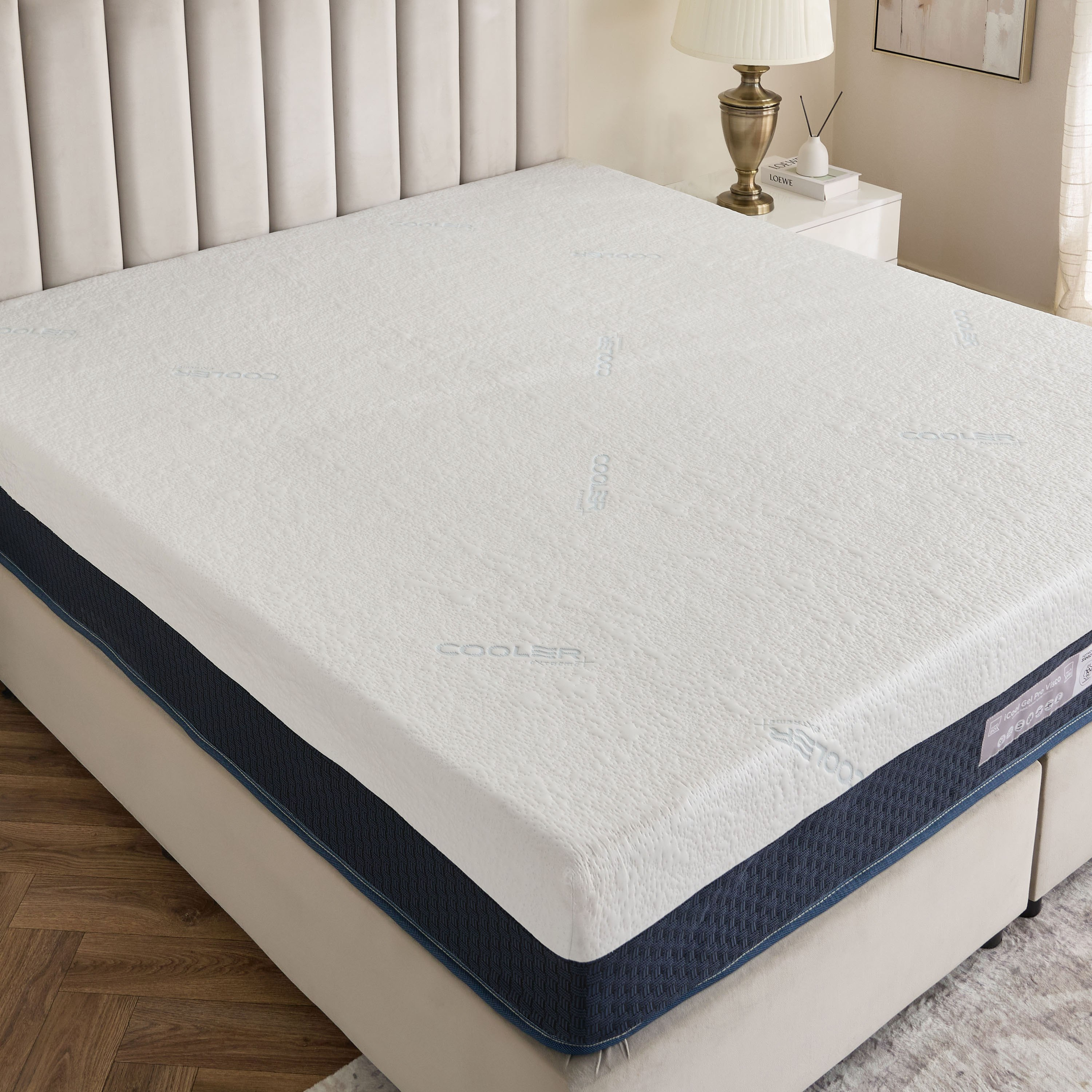 iSleepLuxe iCoolGel Pro Visco Memory Foam Medium Soft Pocket Spring Super King Mattress-200x200x25cm-hbxfurniture-mattresses-superking-image-6
