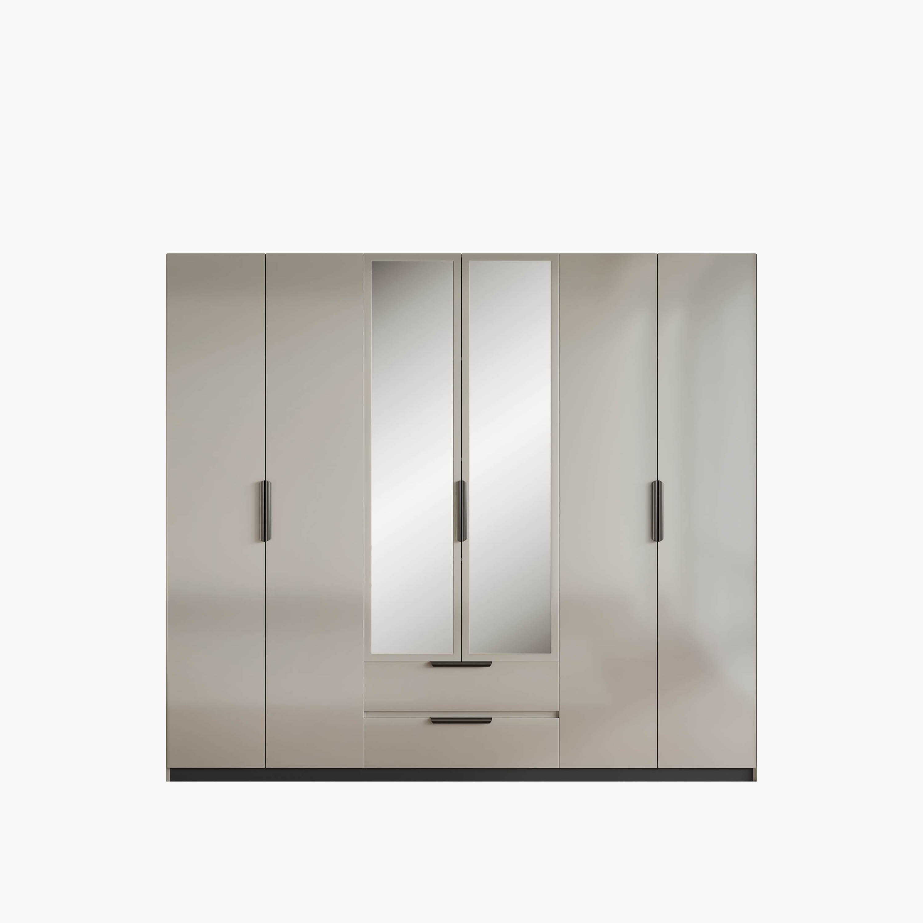 خزانة 6 أبواب ودرجين مع 2 مرآة من لينتون-hbxfurniture-wardrobes-image-5