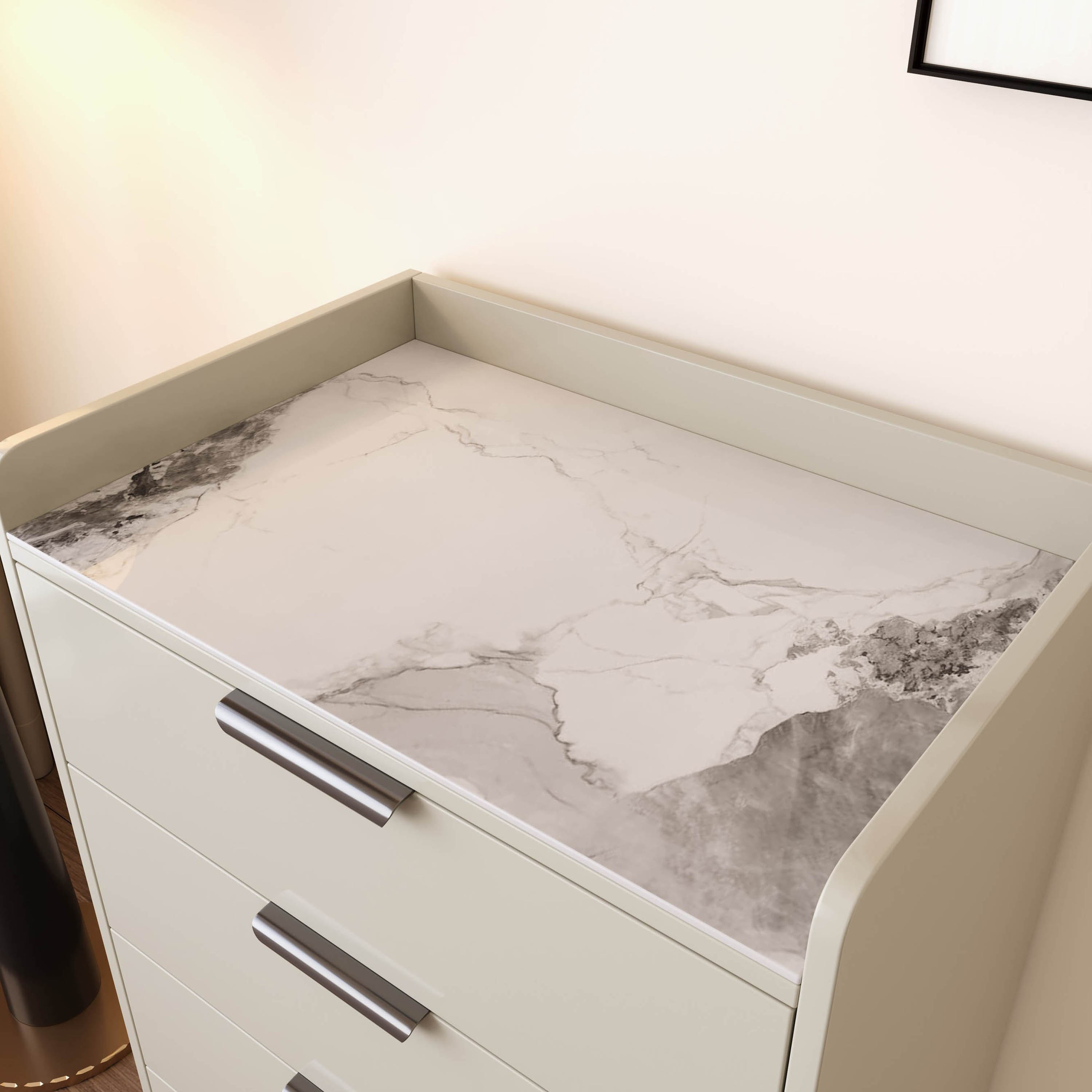 Linton Sintered Stone Top Chest of 5-Drawers-hbxfurniture-dressersandchests-chestofdrawers-image-4