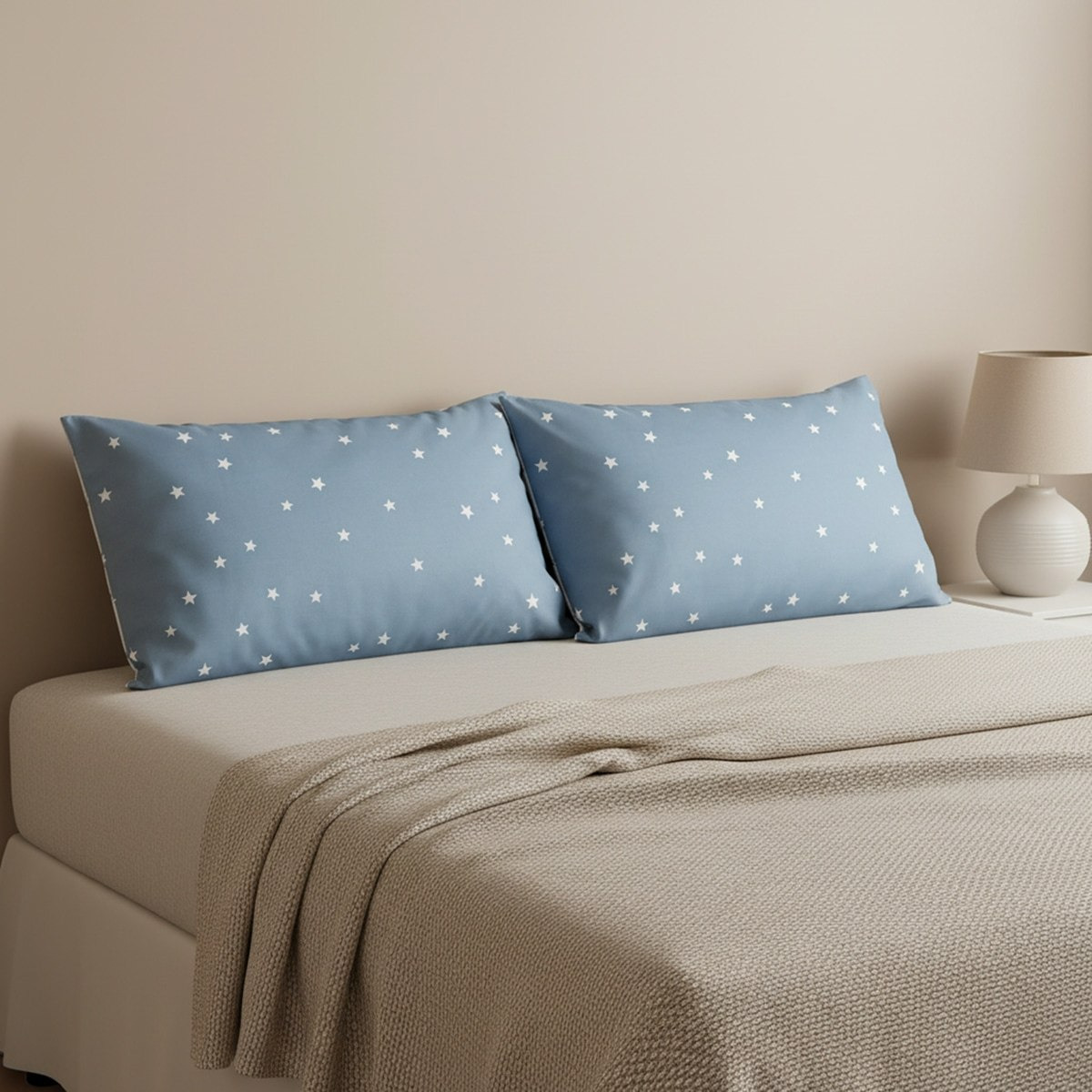 Nora Stera 2-Piece Microfibre Pillow Cover Set - 50x75 cm-hbxhomeware-hbxbedroom-image-1
