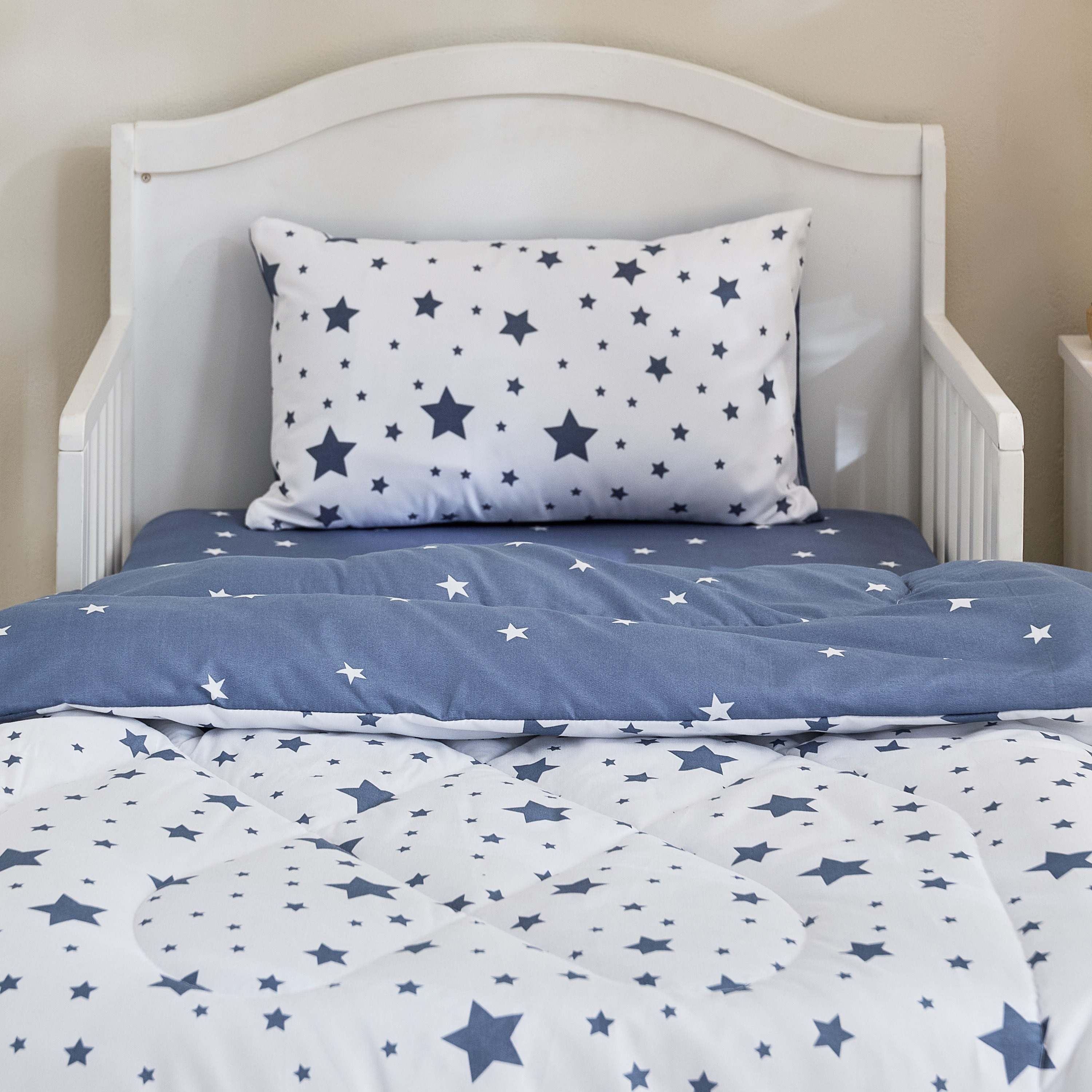 Nora Stera Microfibre Toddler Comforter with Fitted Sheet and Pillowcase - 100x150 cm-hbxhomeware-hbxbedroom-image-2