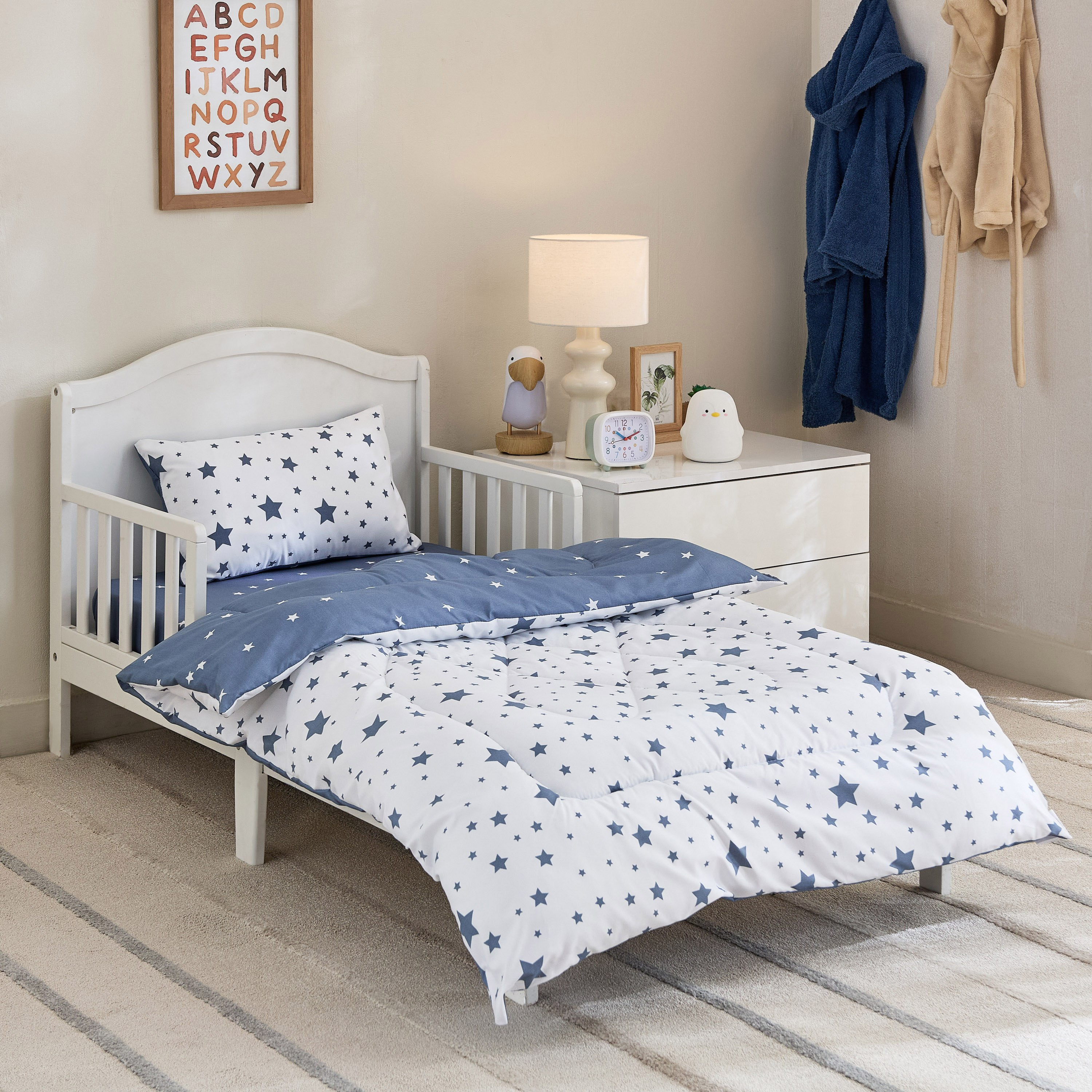 Nora Stera Microfibre Toddler Comforter with Fitted Sheet and Pillowcase - 100x150 cm-hbxhomeware-hbxbedroom-image-9