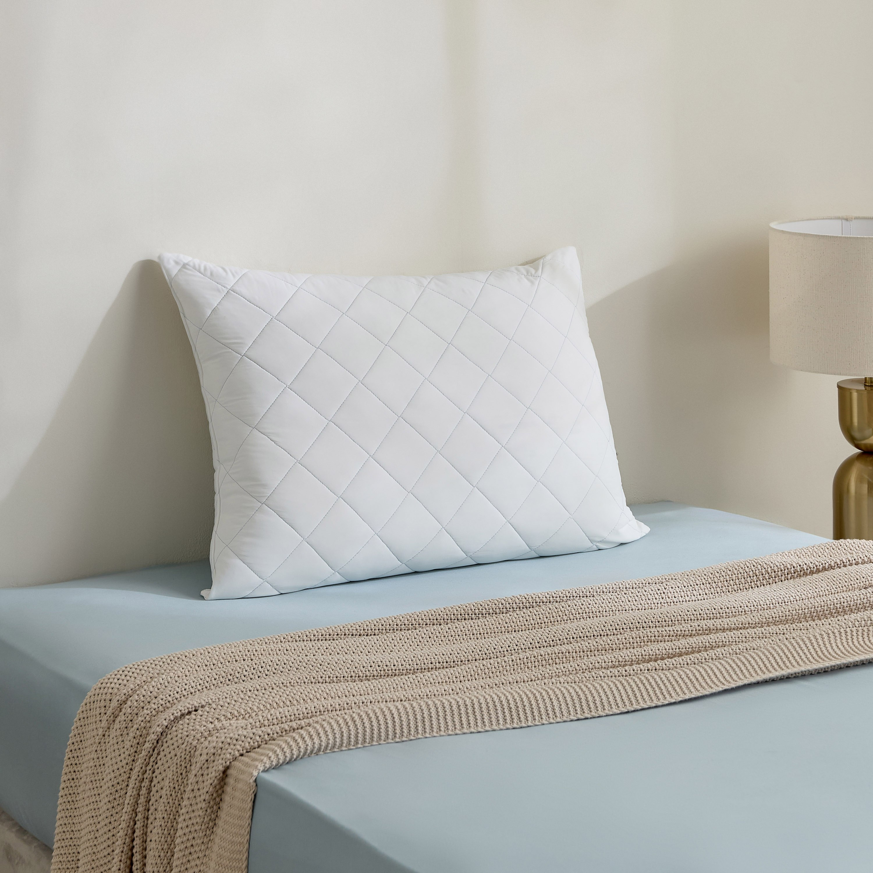 Coolbliss Spandex Quilted Pillow - 50x70 cm-hbxhomeware-hbxbedroom-image-6