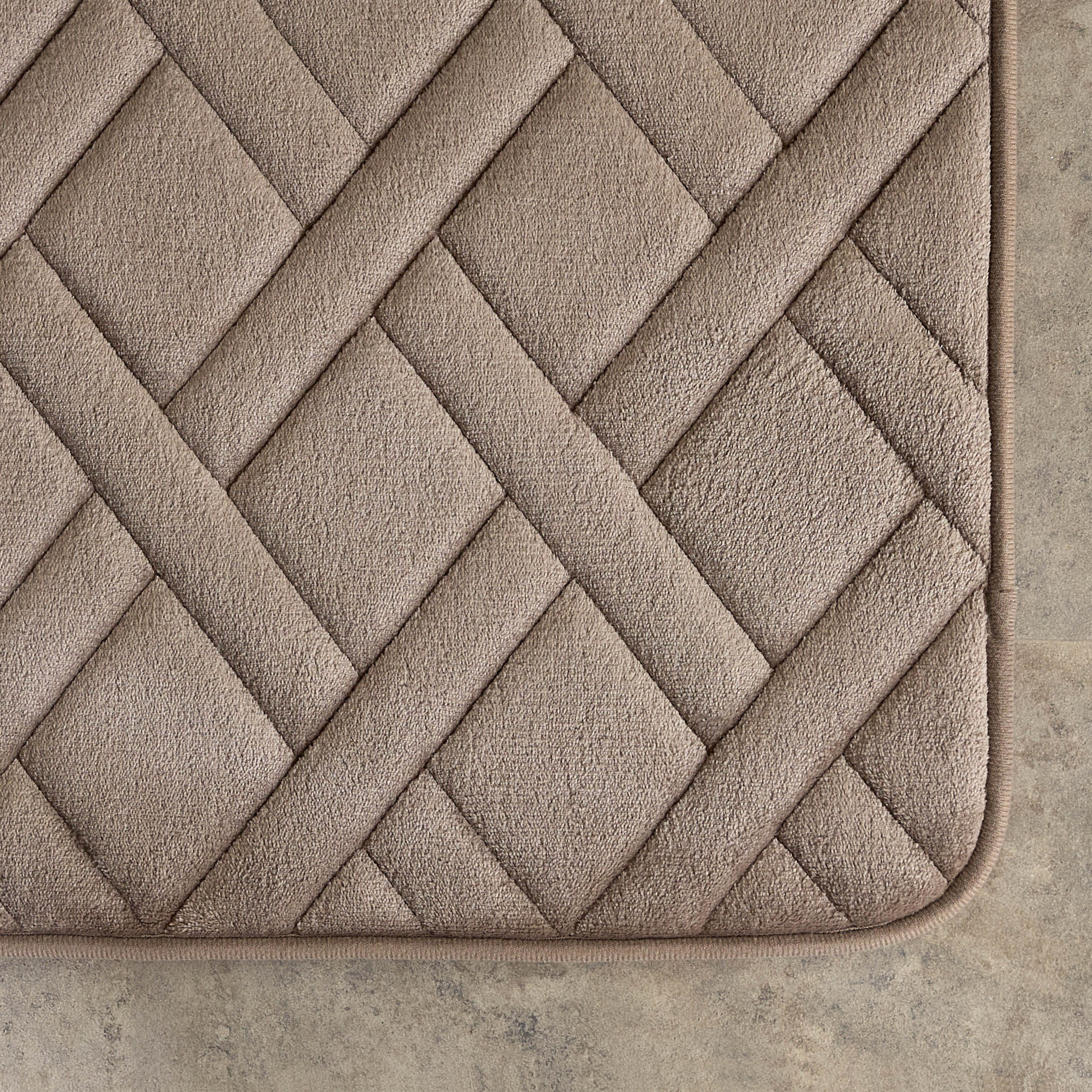 Essential Memory Foam Bath Mat with Mesh Backing - 50x80 cm-hbxbedroom-floorcoverings-bathmats-image-3