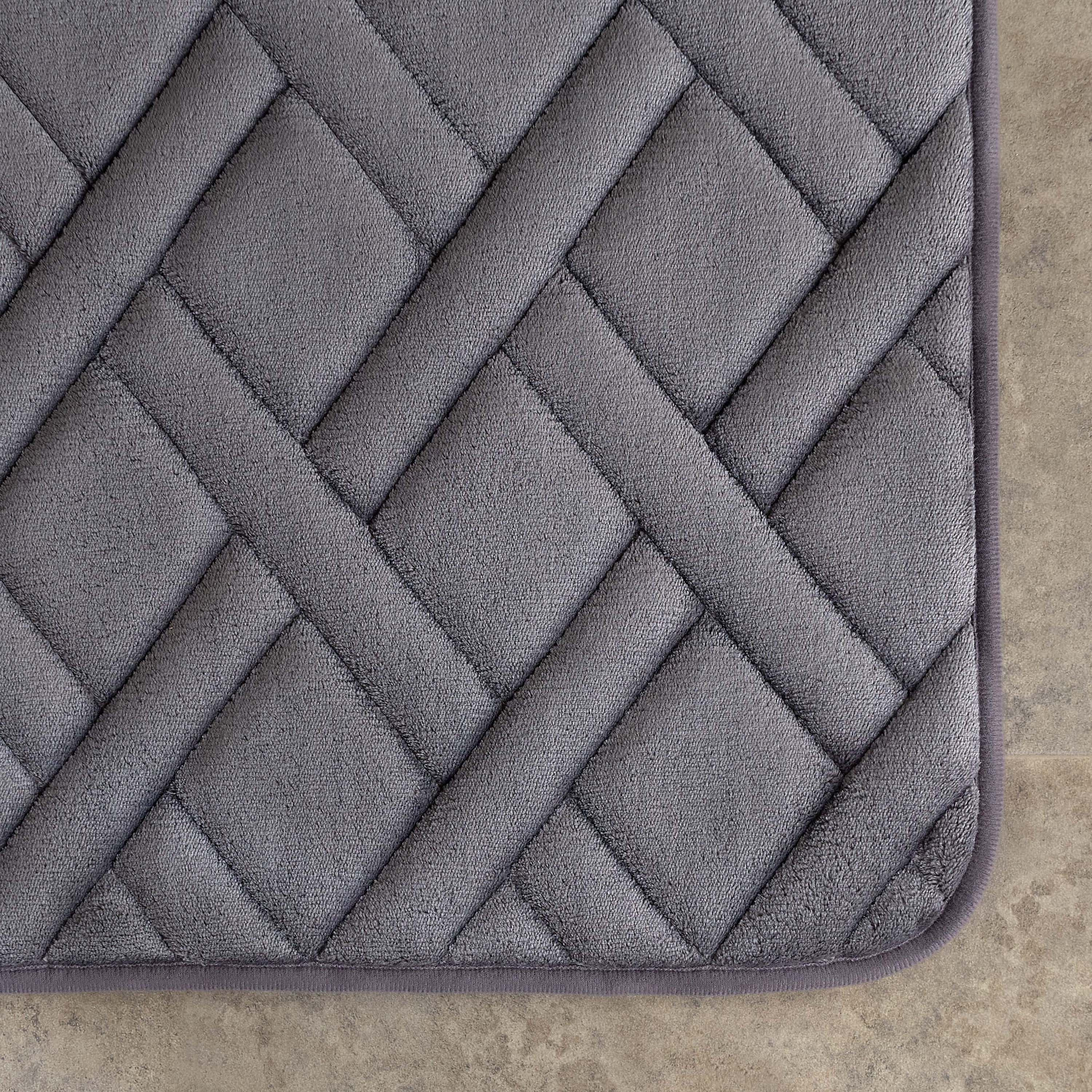 Essential Memory Foam Bath Mat with Mesh Backing - 50x80 cm-hbxbedroom-floorcoverings-bathmats-image-3