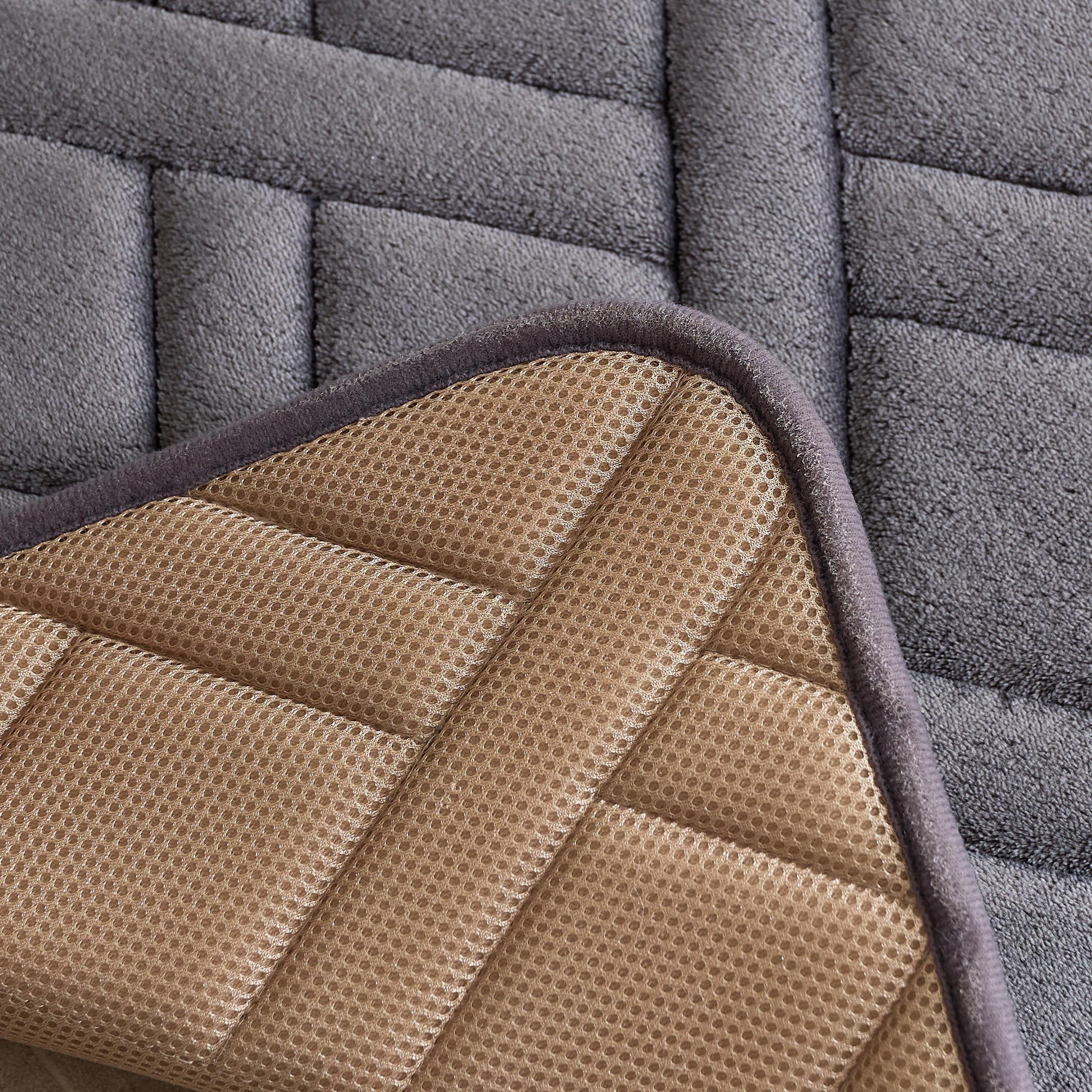 Essential Memory Foam Bath Mat with Mesh Backing - 50x80 cm-hbxbedroom-floorcoverings-bathmats-image-4