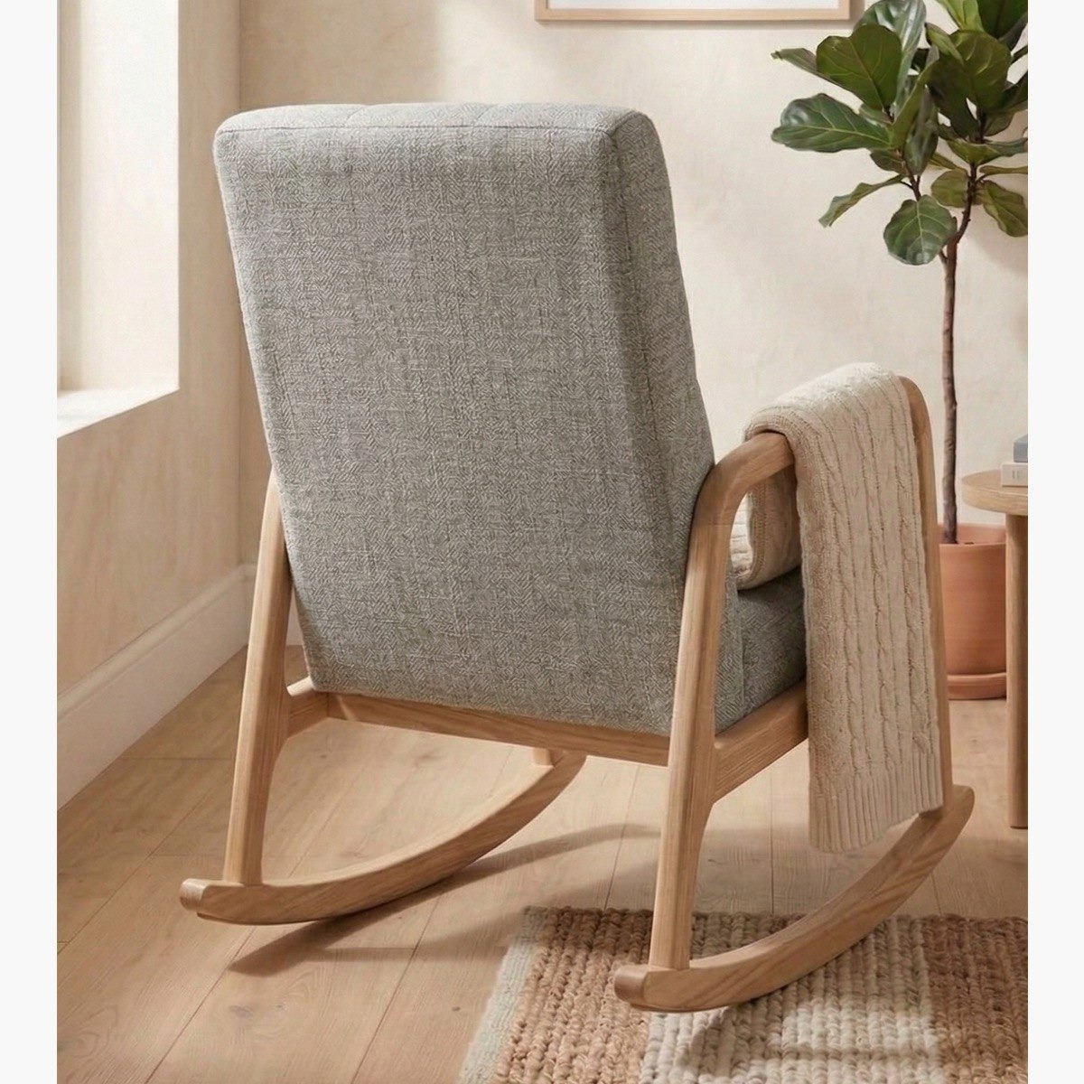 Cloud Rocker Fabric Rocking Chair-hbxlivingroom-sofasandarmchairs-easychairs-image-4