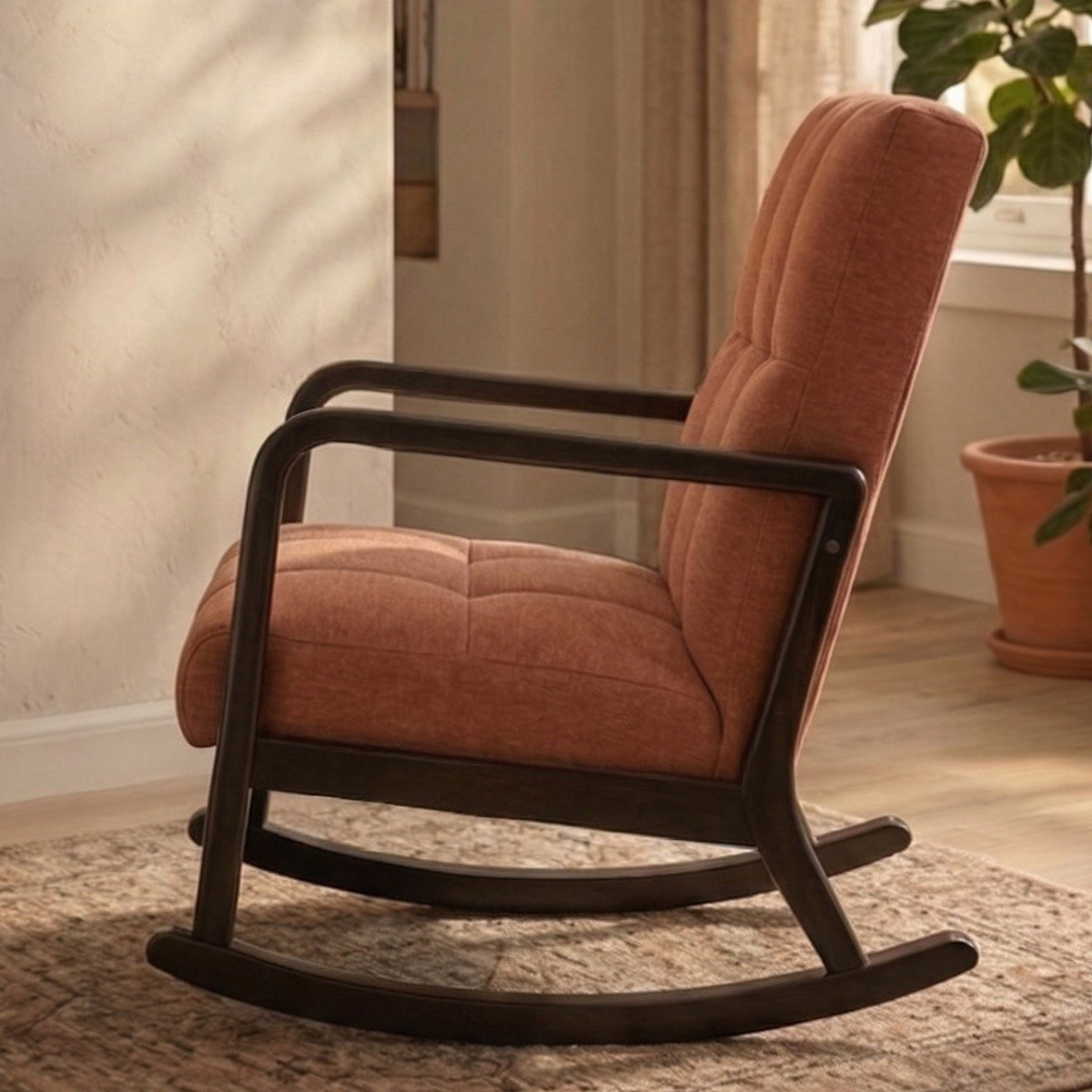 Cloud Rocker Fabric Rocking Chair-hbxlivingroom-sofasandarmchairs-easychairs-image-3