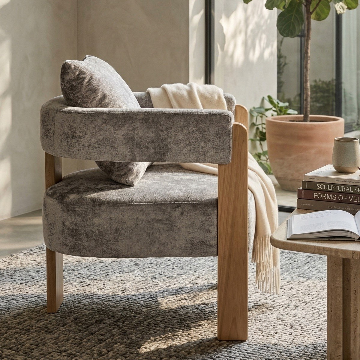 Cocoon Lounge Fabric Accent Chair-hbxlivingroom-sofasandarmchairs-easychairs-image-3