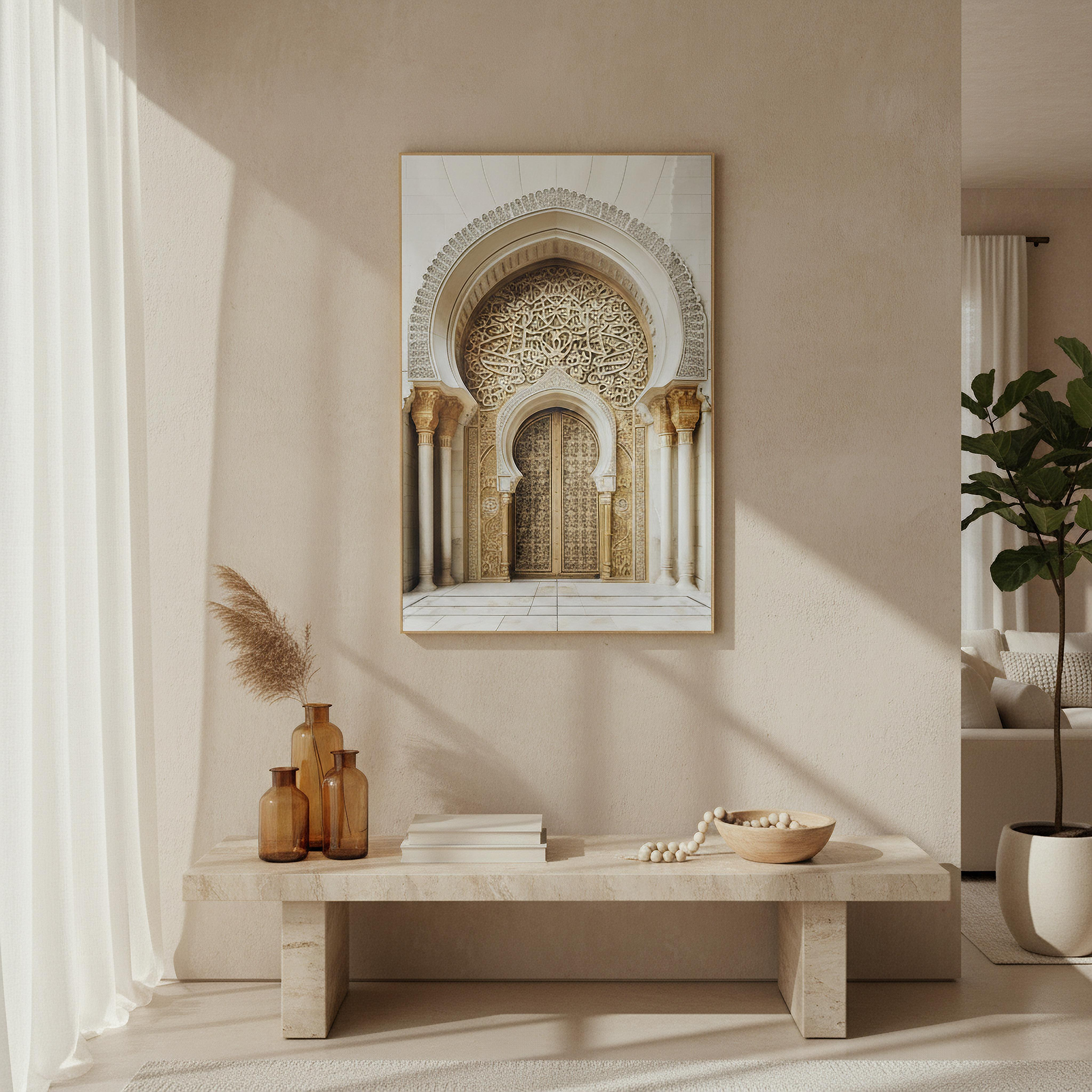 Cyprus Elara Dome Door High Gloss Framed Picture - 60x90x2.5 cm-hbxhomeware-hbxdecorandfurnishings-image-3