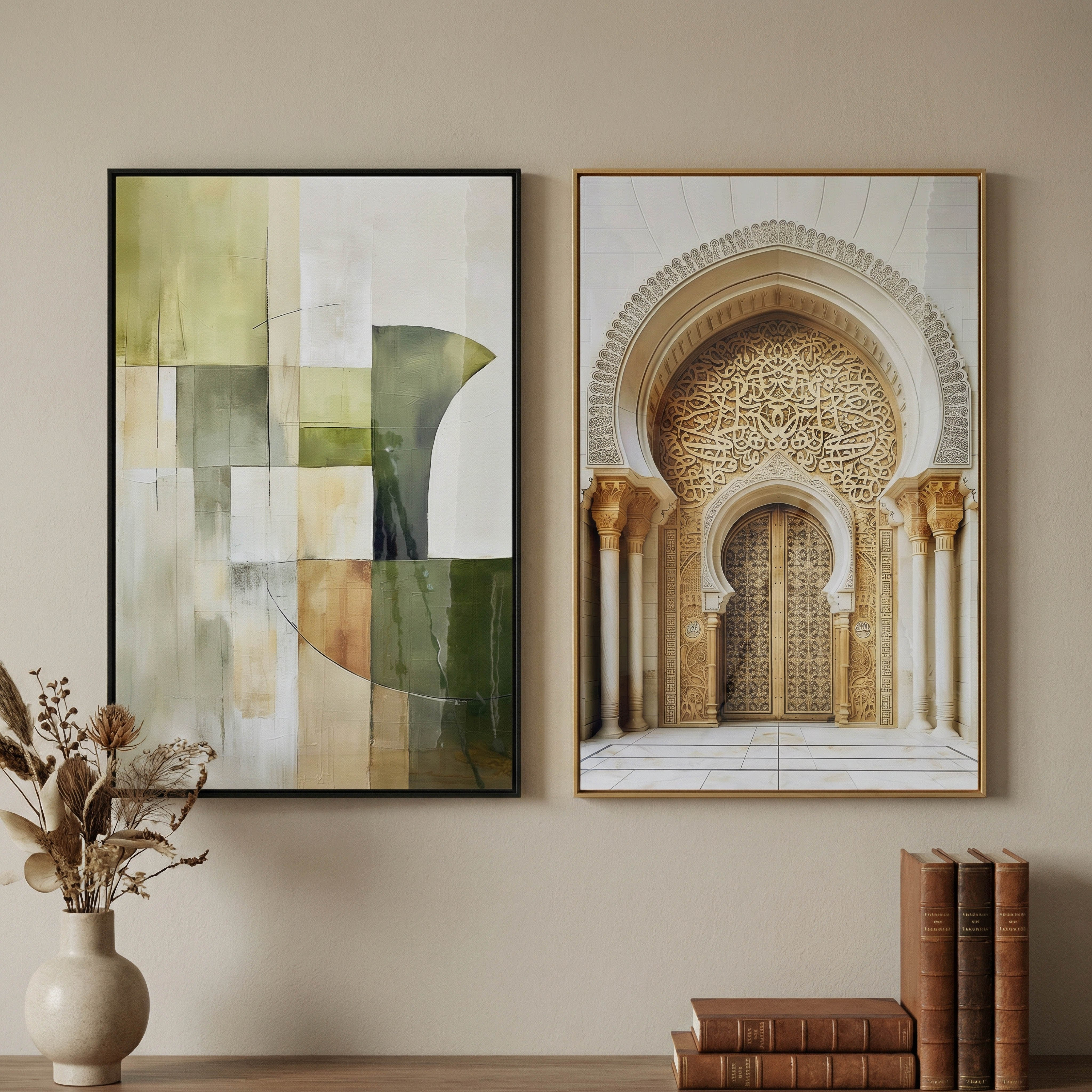 Cyprus Elara Dome Door High Gloss Framed Picture - 60x90x2.5 cm-hbxhomeware-hbxdecorandfurnishings-image-4