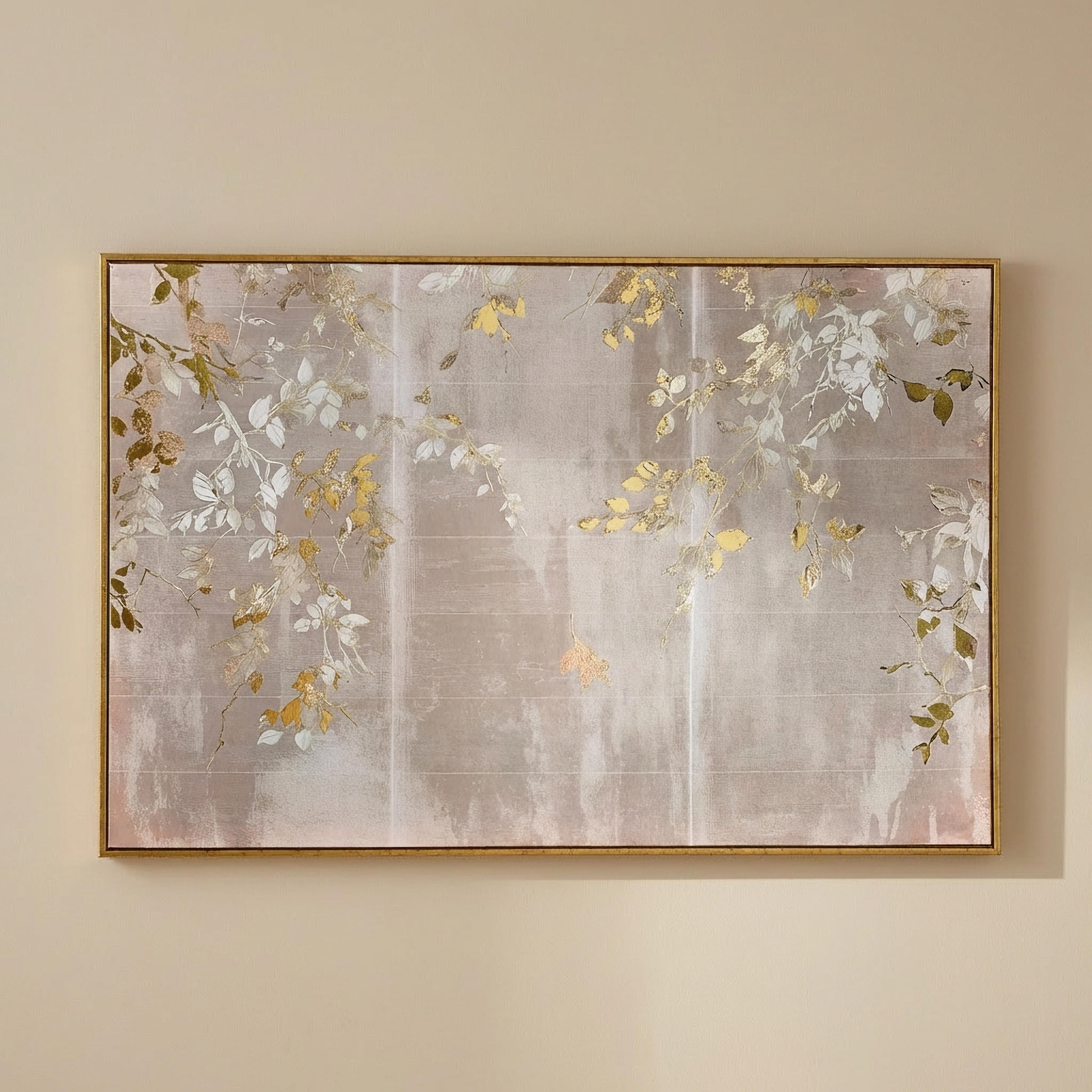Cyprus Elara Leaves with Gold Foil - 60x90x2.8 cm-hbxhomeware-hbxdecorandfurnishings-image-1