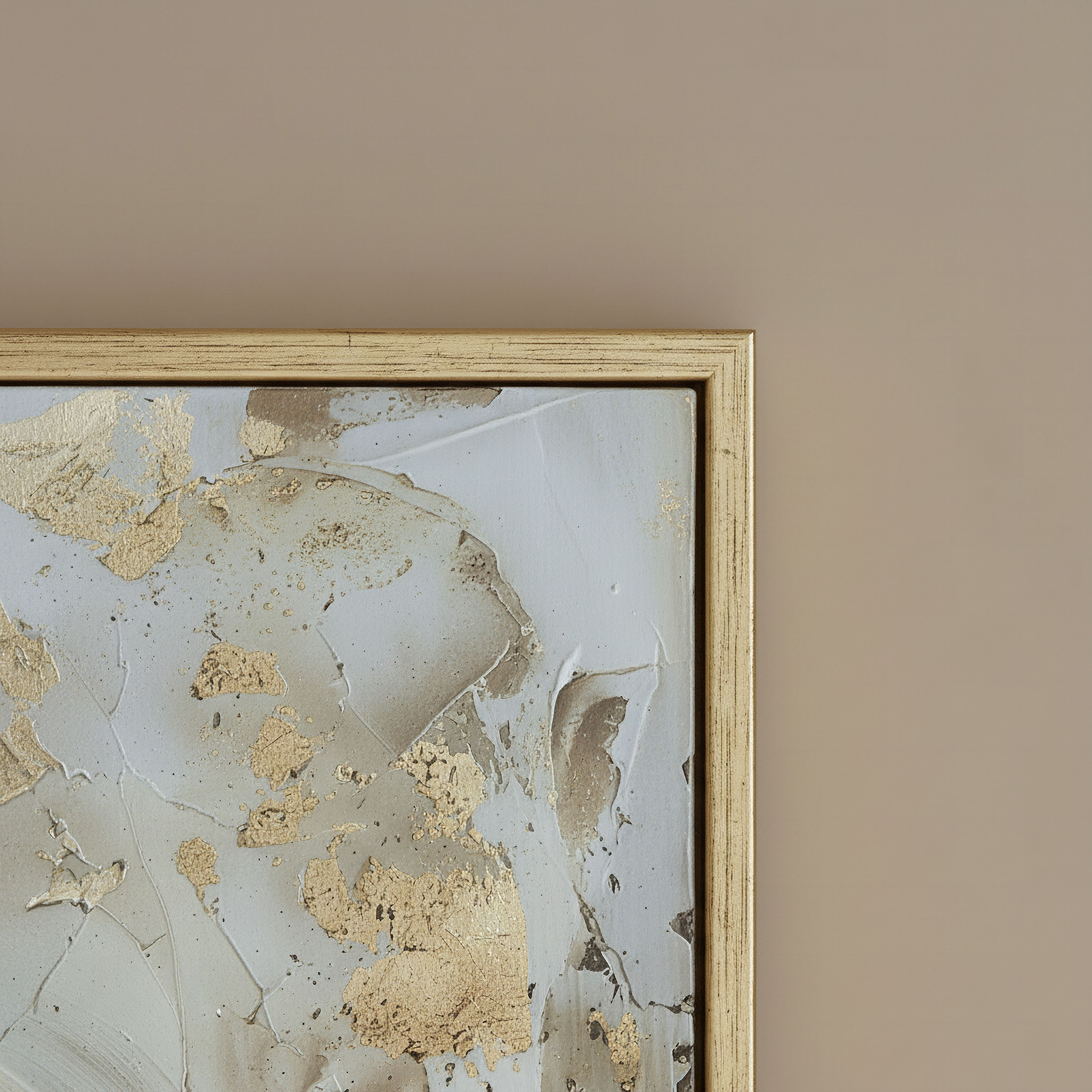 Cyprus Elara Four Stem Flower High Gloss Framed Picture - 50x70x2.5 cm-hbxhomeware-hbxdecorandfurnishings-image-2