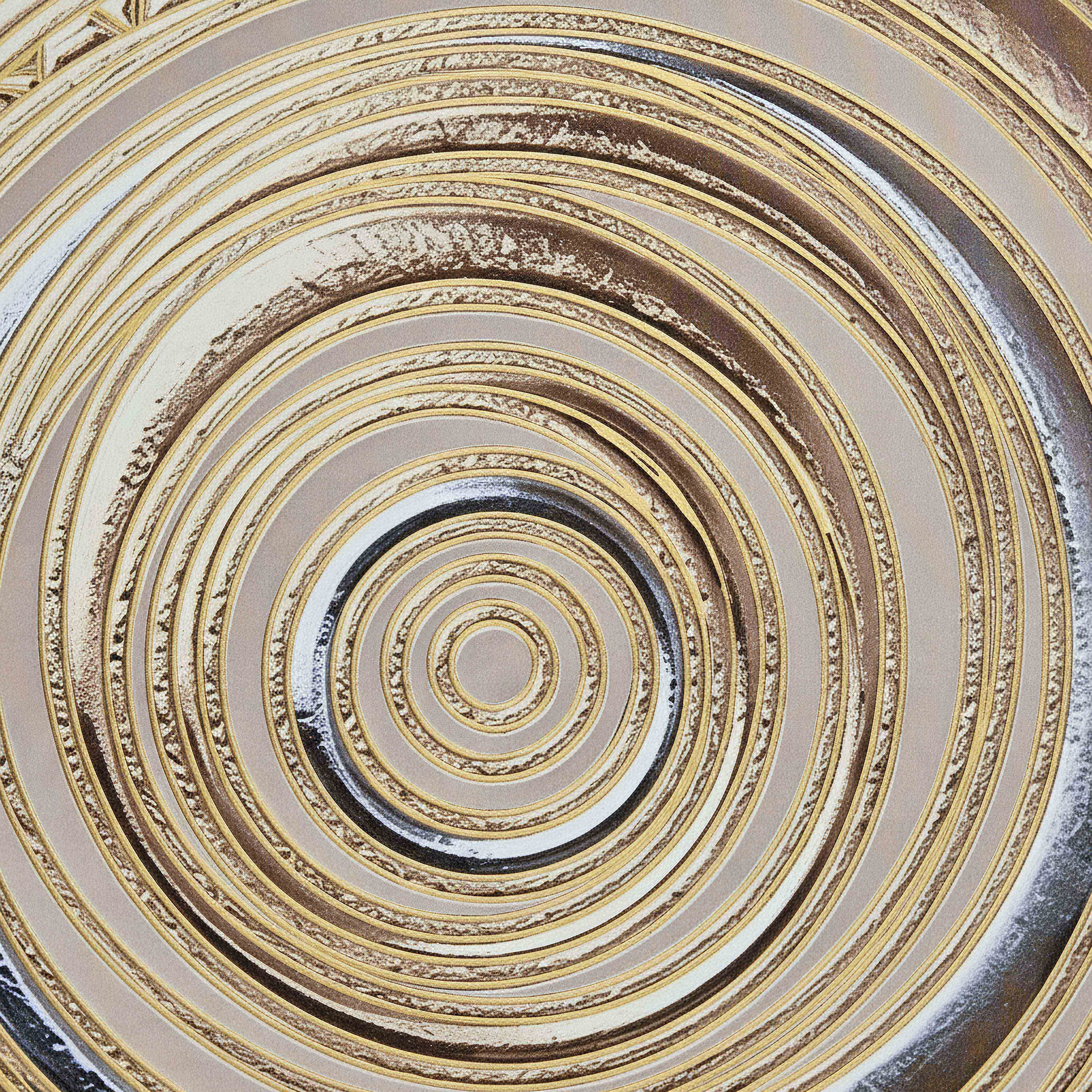 Cyprus Elara Swirl Framed Canvas with 3D Gold Foiled Effect - 60x60x2.8 cm-hbxhomeware-hbxdecorandfurnishings-image-3