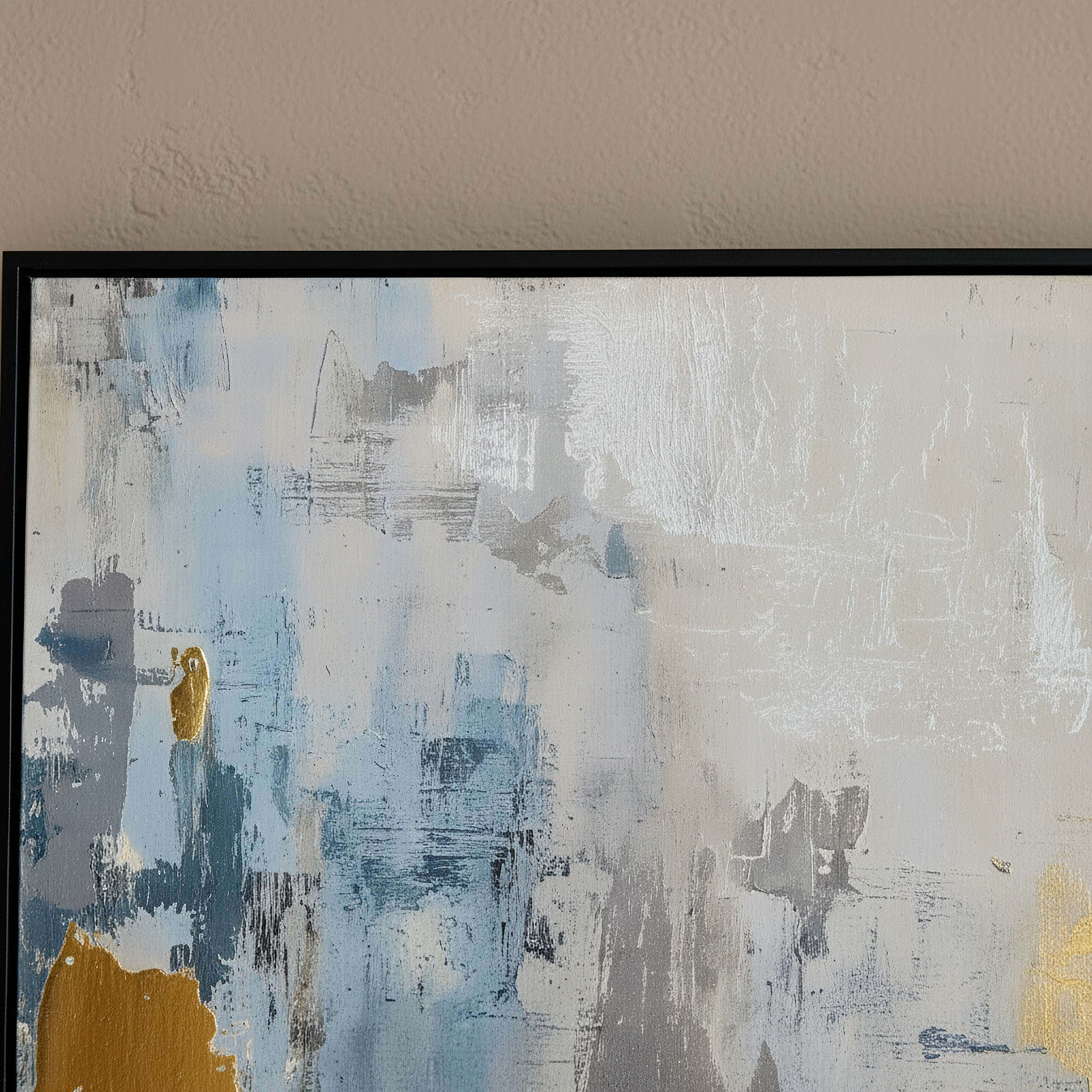 Cyprus Elara Abstract Framed Canvas with Gold Foil - 60x90x2.8 cm-hbxhomeware-hbxdecorandfurnishings-image-2