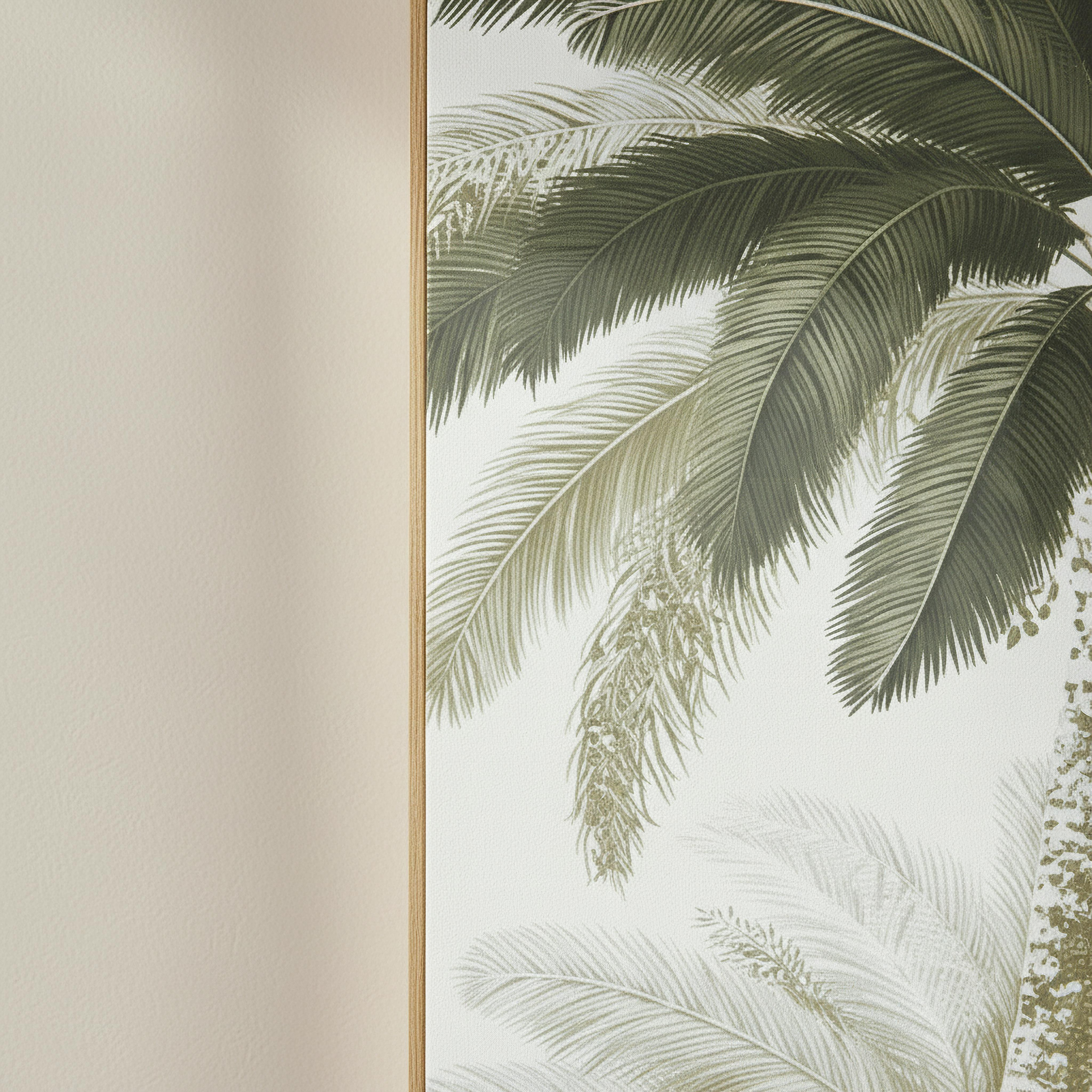 Cyprus Elara Long Palm Tree Glossy Framed Picture - 40x80x2.5 cm-hbxhomeware-hbxdecorandfurnishings-image-2