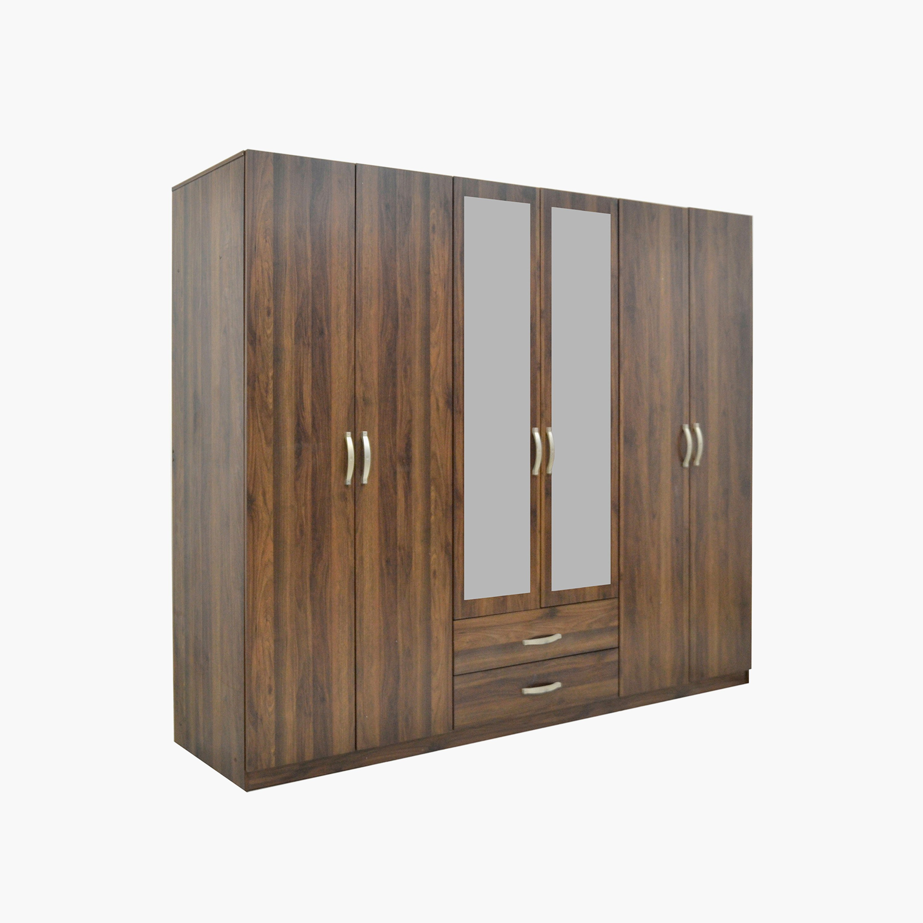 Kulltorp Plus 6-Door Wardrobe with 2 Drawers and Mirrors-hbxfurniture-wardrobes-image-5