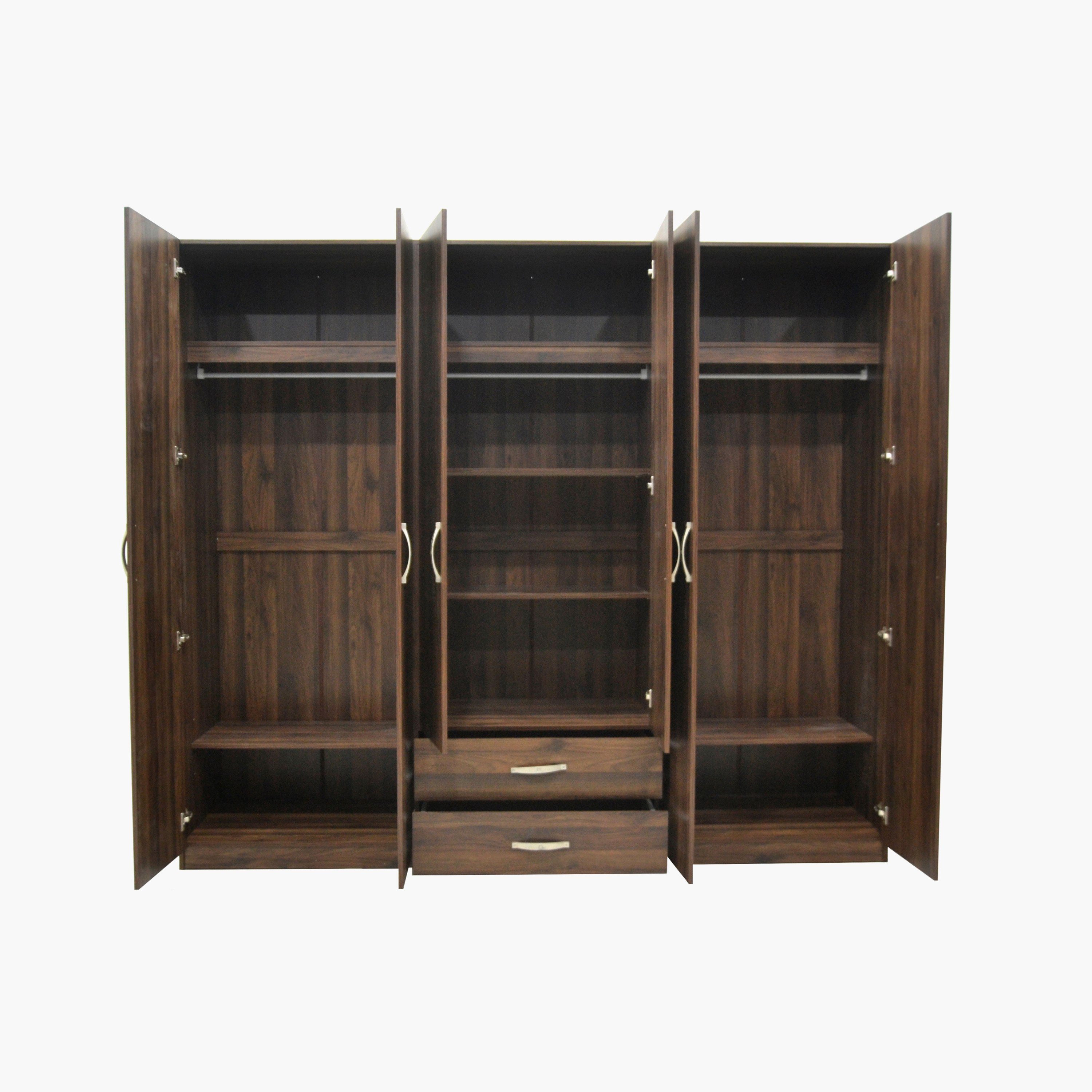 Kulltorp Plus 6-Door Wardrobe with 2 Drawers and Mirrors-hbxfurniture-wardrobes-image-7