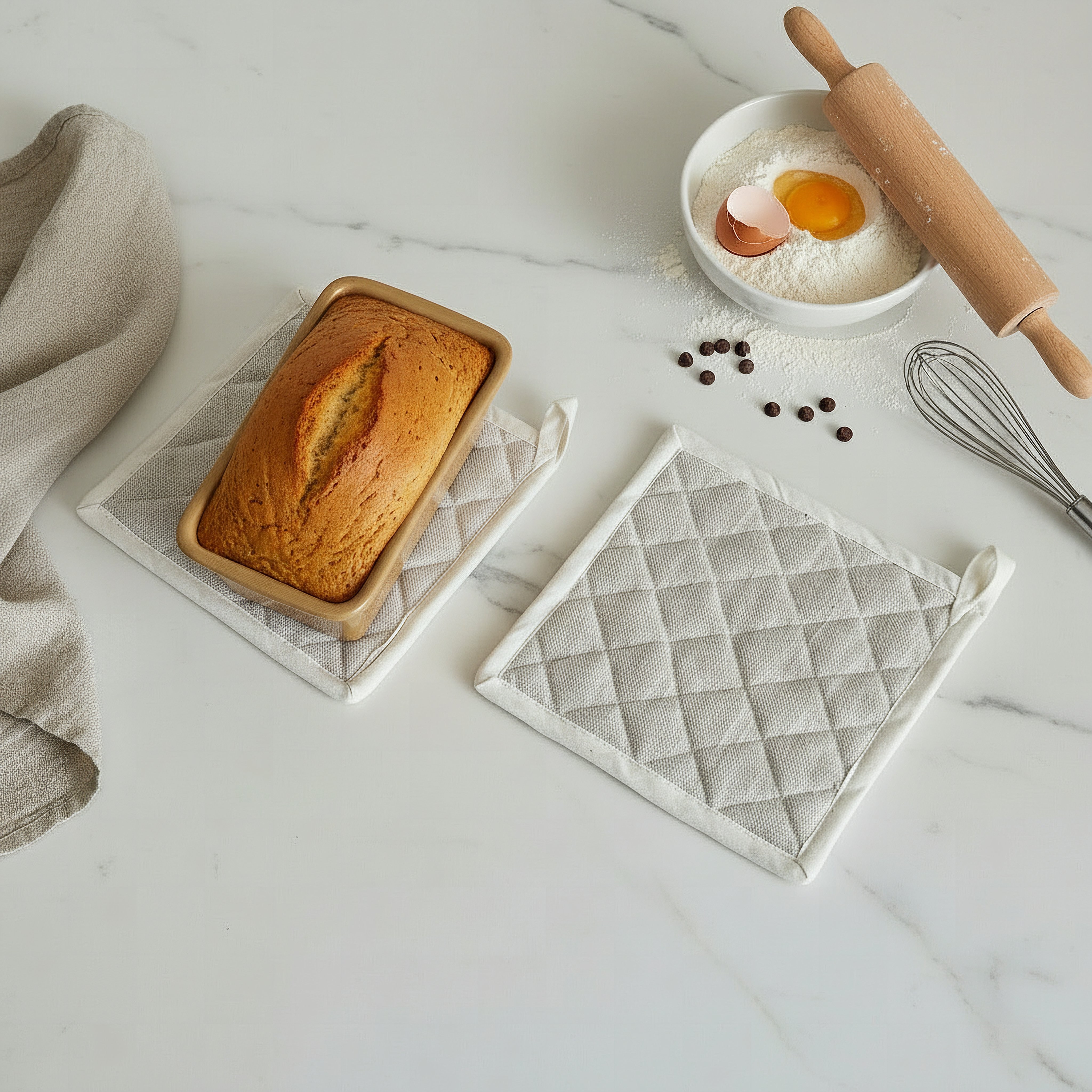 Atlanta 2-Piece Lino Pot Holder Set - 20x20 cm-hbxhomeware-kitchenware-kitchenlinens-image-3