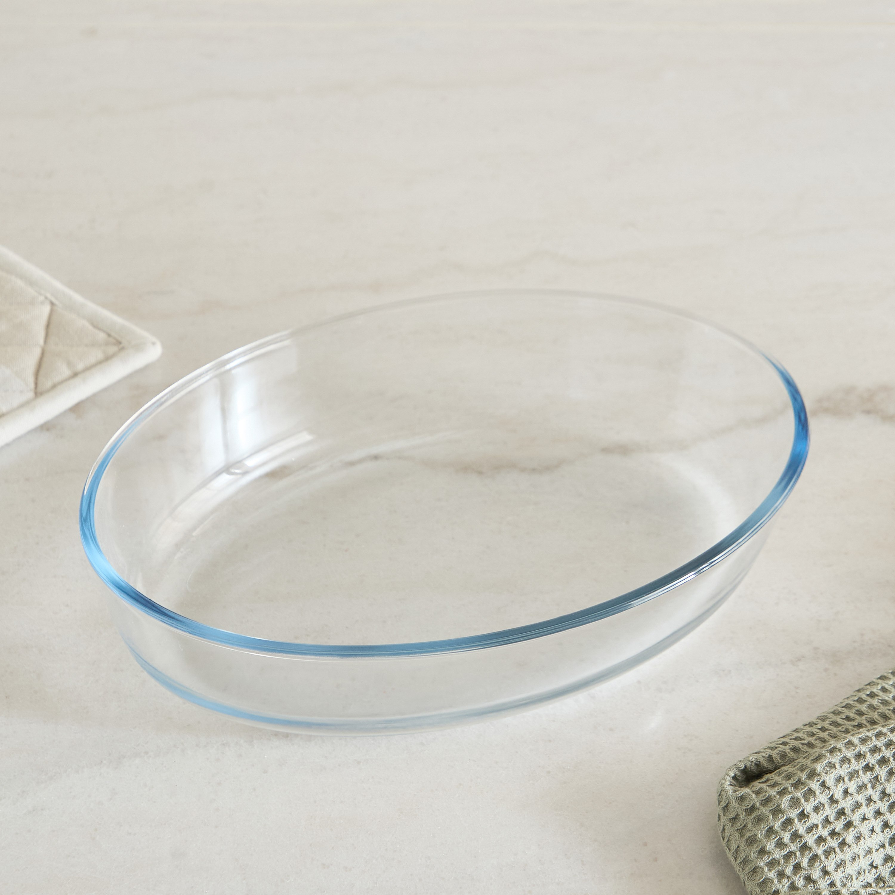 صحن فرن زجاجي بيضاوي من بايكولوجي - 2.4 لتر-hbxkitchen-bakeware-image-5