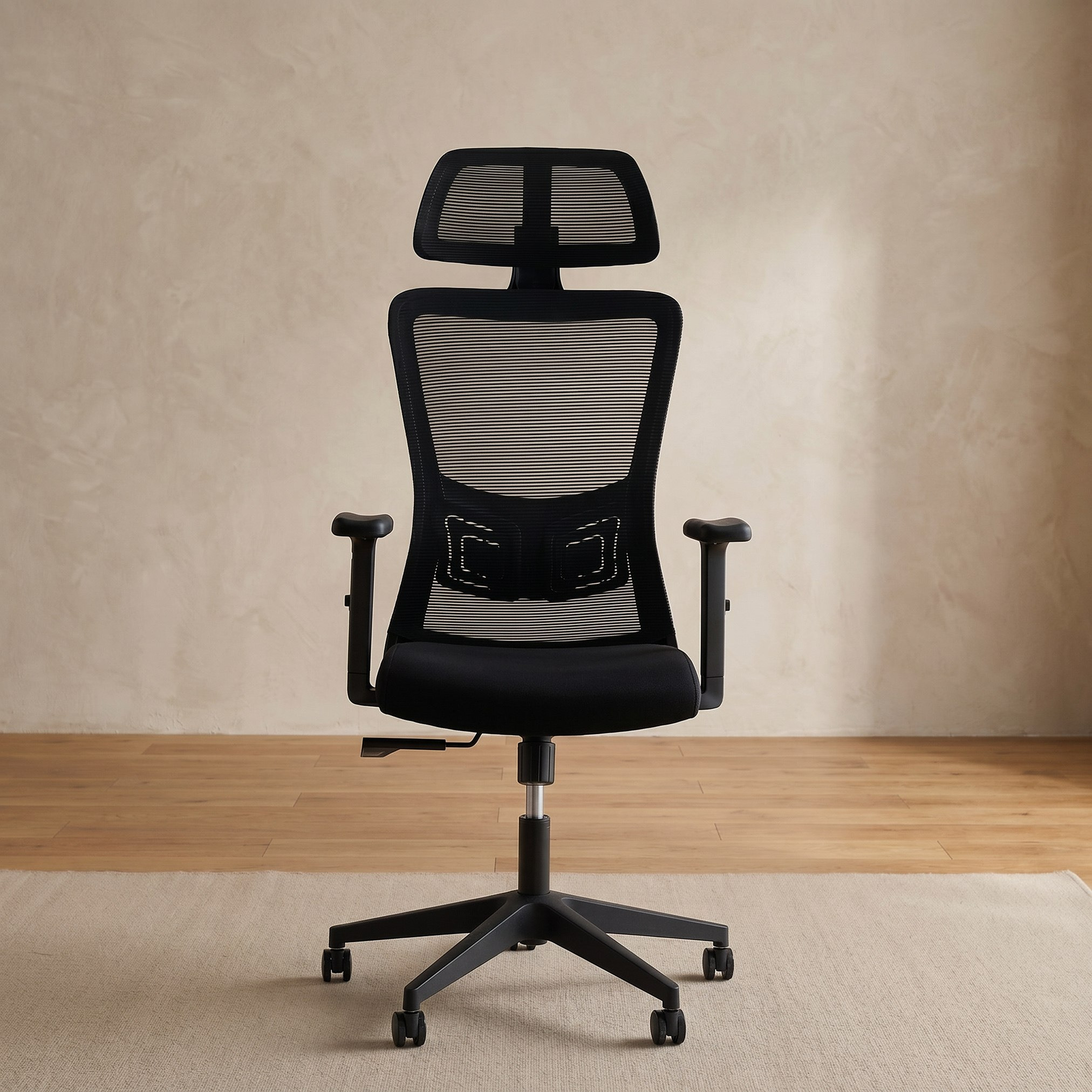 Clover Milan High Back Office Chair with 2D Headrest and 2D Lumbar Support-hbxfurniture-office-chairs-image-4