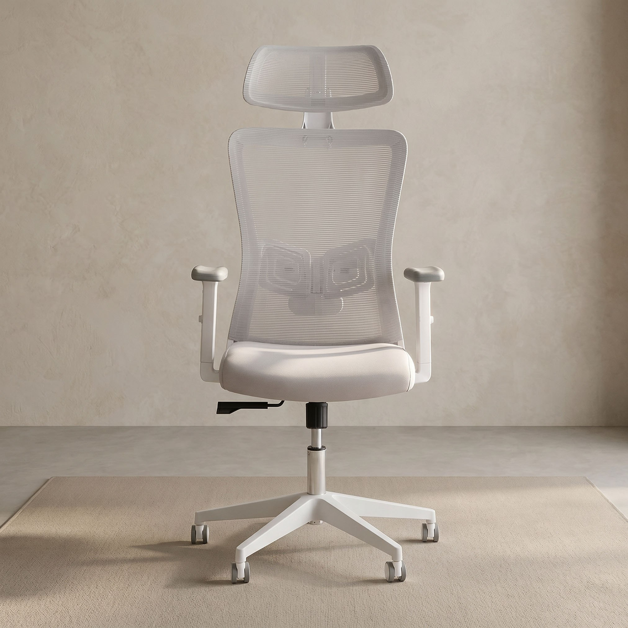 Clover Milan High Back Office Chair with 2D Headrest and 2D Lumbar Support-hbxfurniture-office-chairs-image-2