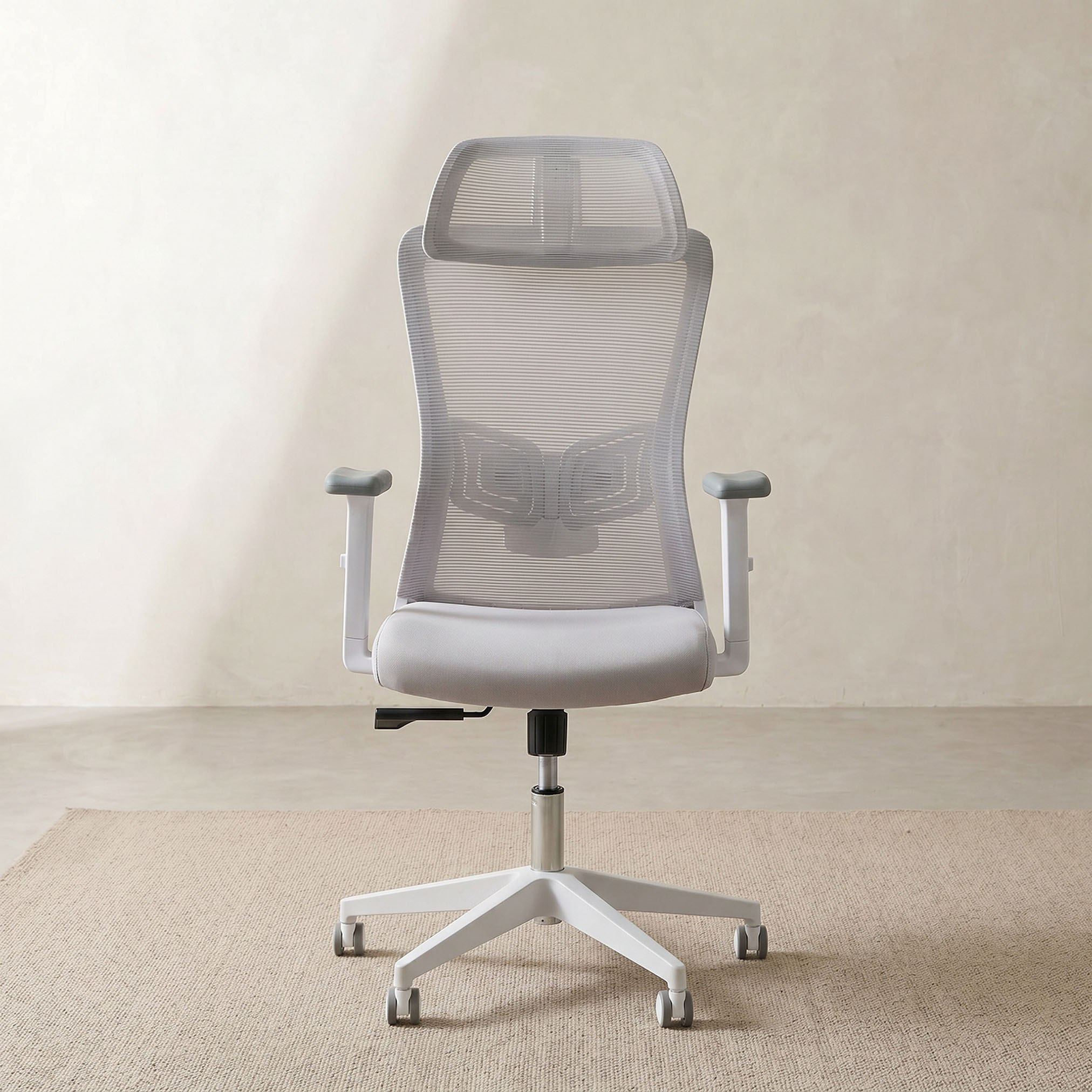 Clover Milan High Back Office Chair with 2D Headrest and 2D Lumbar Support-hbxfurniture-office-chairs-image-3
