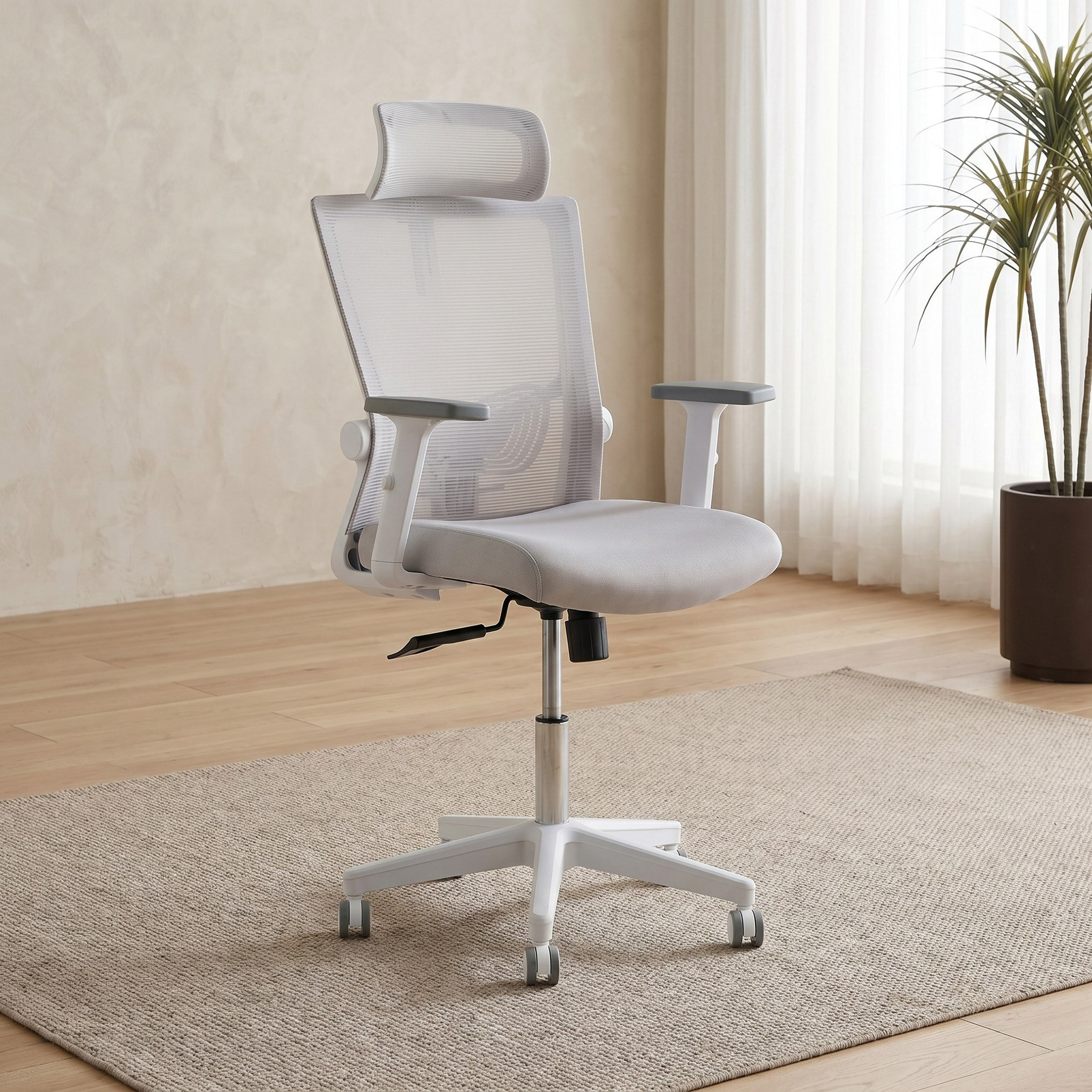 Liberty High Back Office Chair with 1D Armrest and Lumbar Support-hbxfurniture-office-chairs-image-1