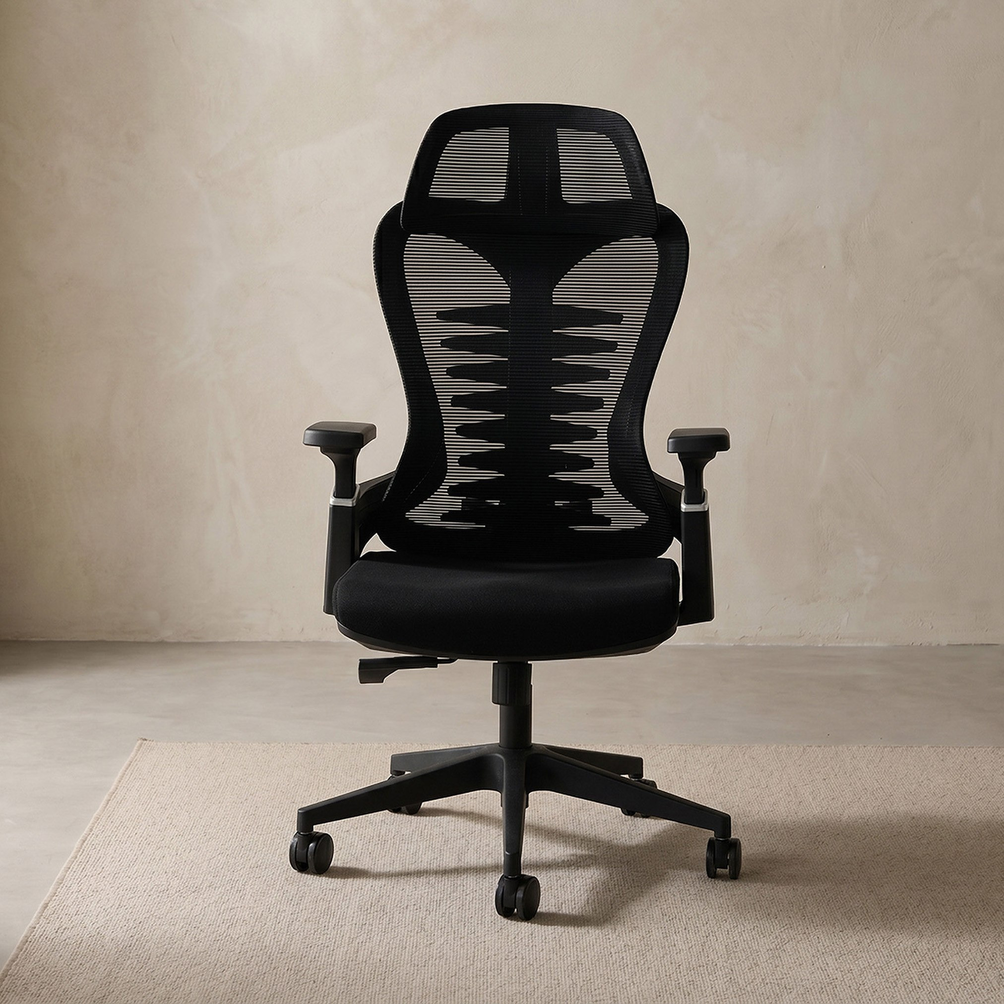 Mavis High Back Office Chair with 3D Lumbar Support and 2D Armpad-hbxfurniture-office-chairs-image-5