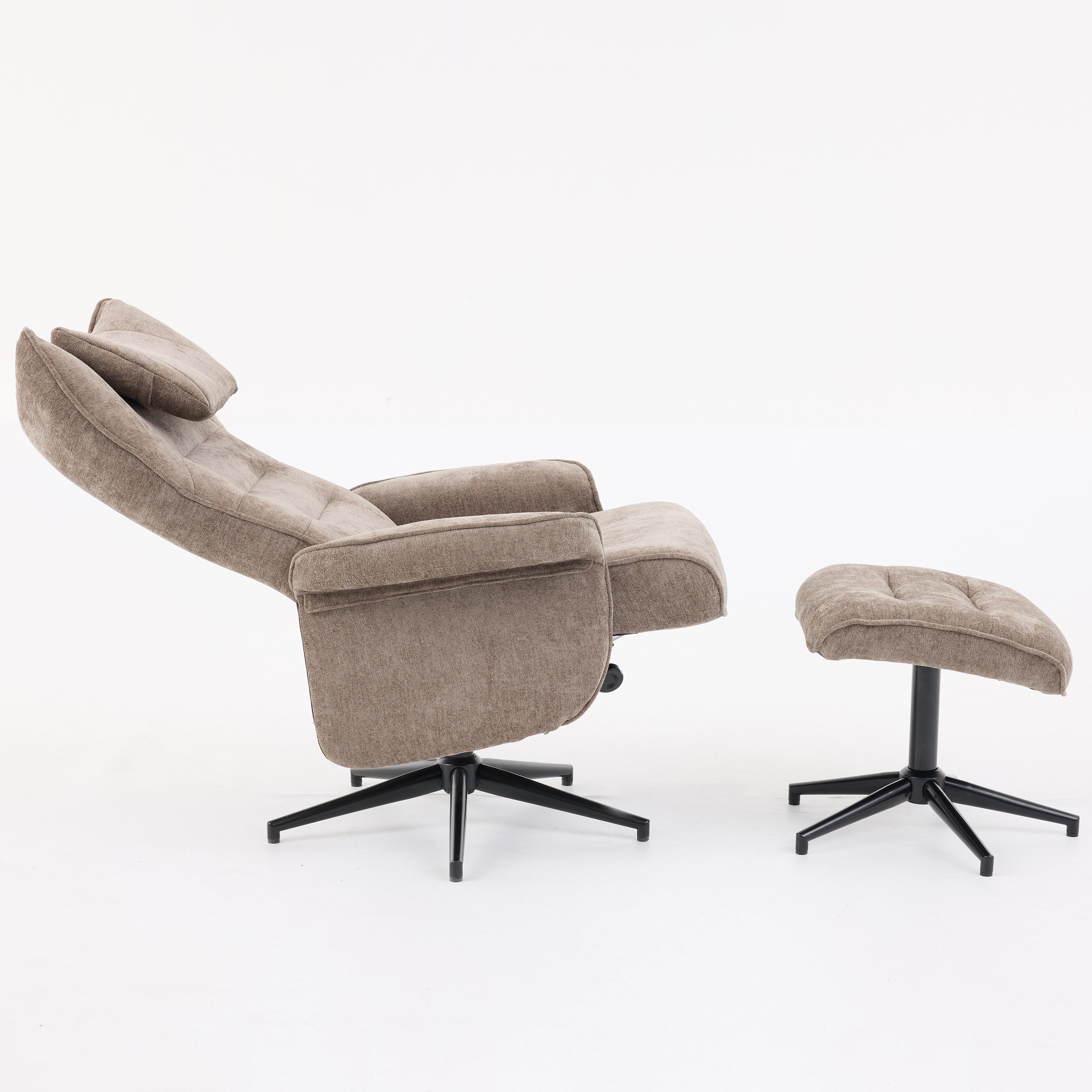 Movo Afton Fabric Swivel Armchair with Stool-hbxlivingroom-sofasandarmchairs-easychairs-image-11